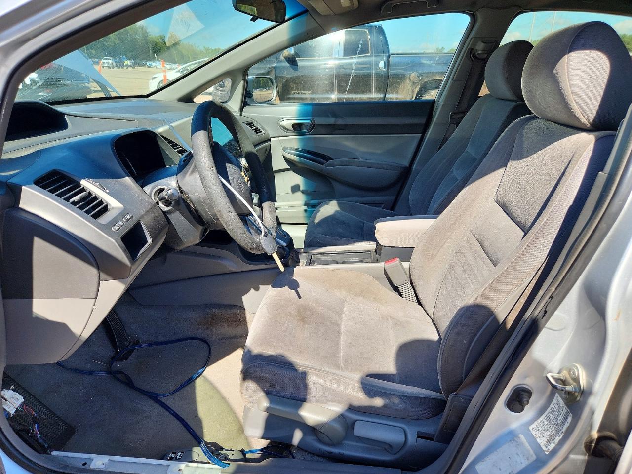 2007 Honda Civic Lx Silver vin: 1HGFA16597L027935
