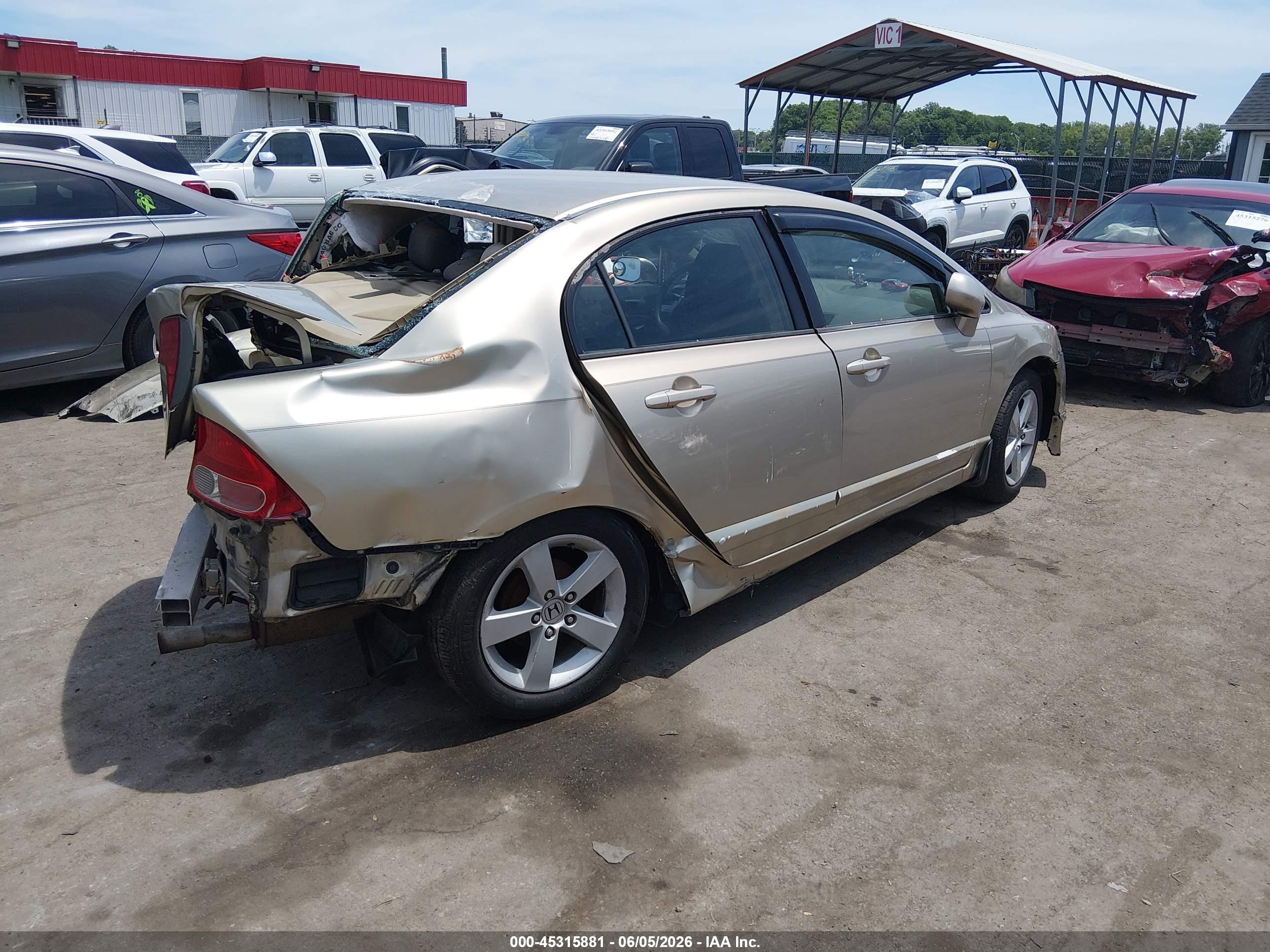 2007 Honda Civic Lx Gold vin: 1HGFA16597L031855