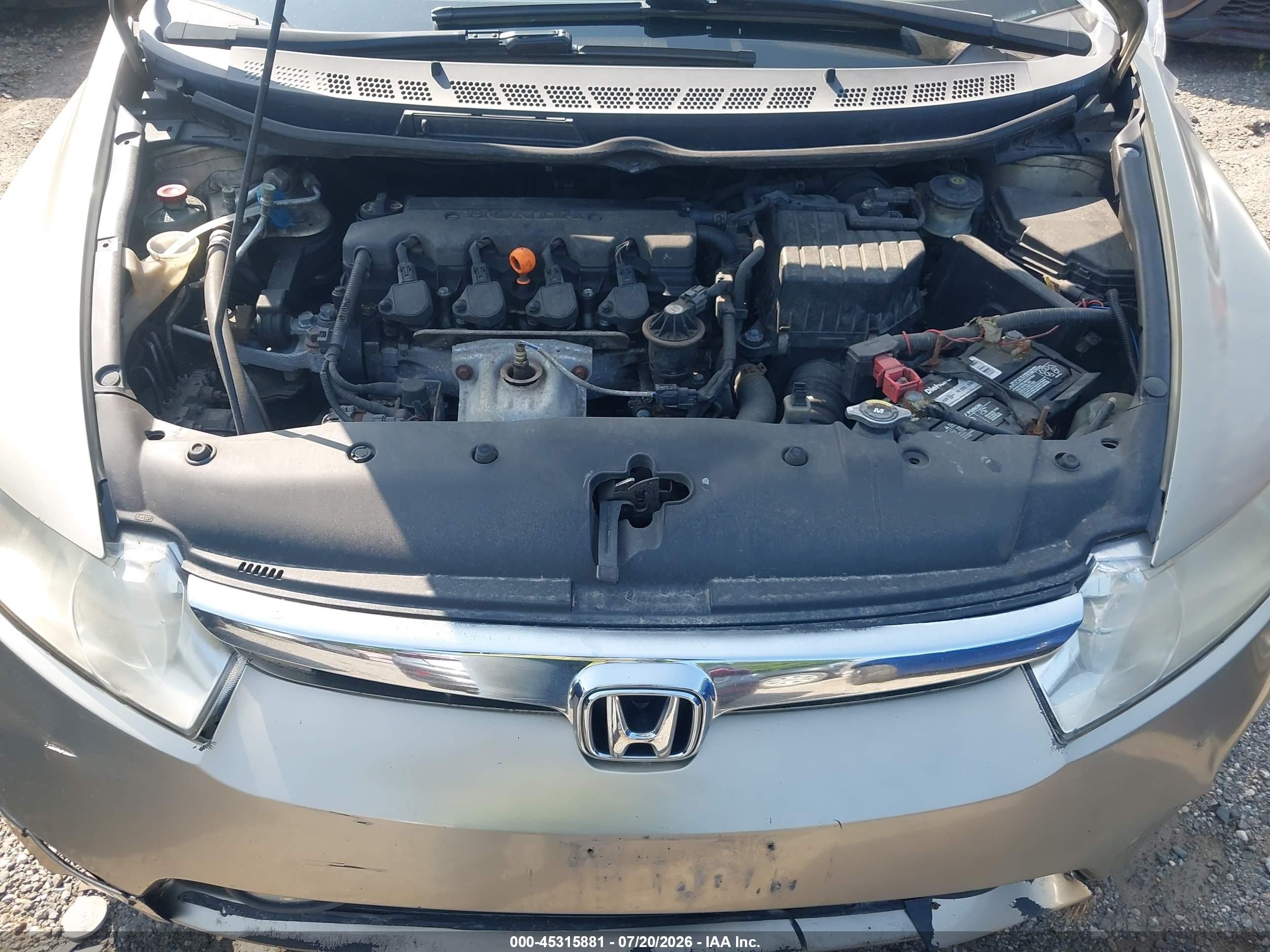 2007 Honda Civic Lx Gold vin: 1HGFA16597L031855