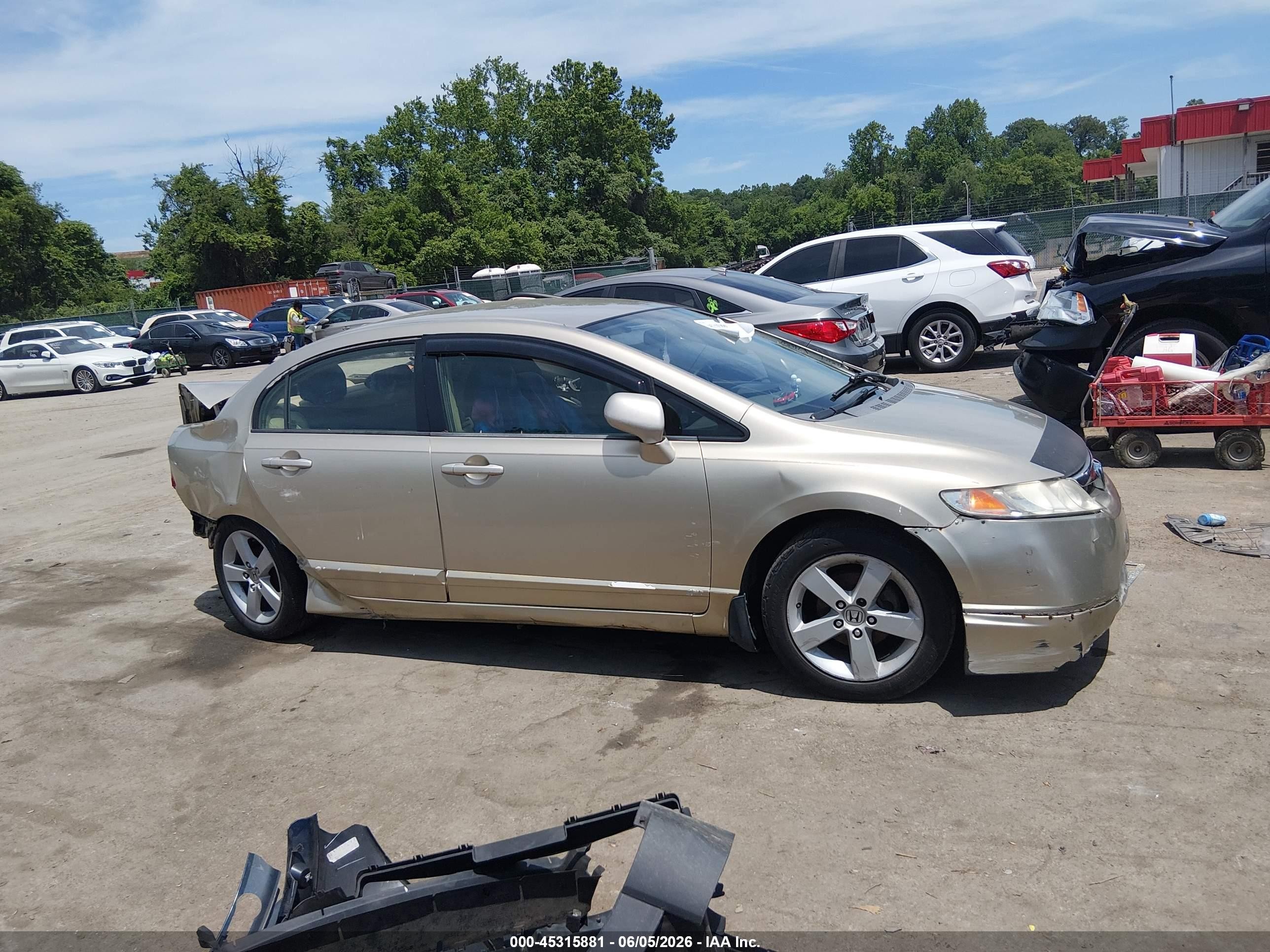 2007 Honda Civic Lx Gold vin: 1HGFA16597L031855