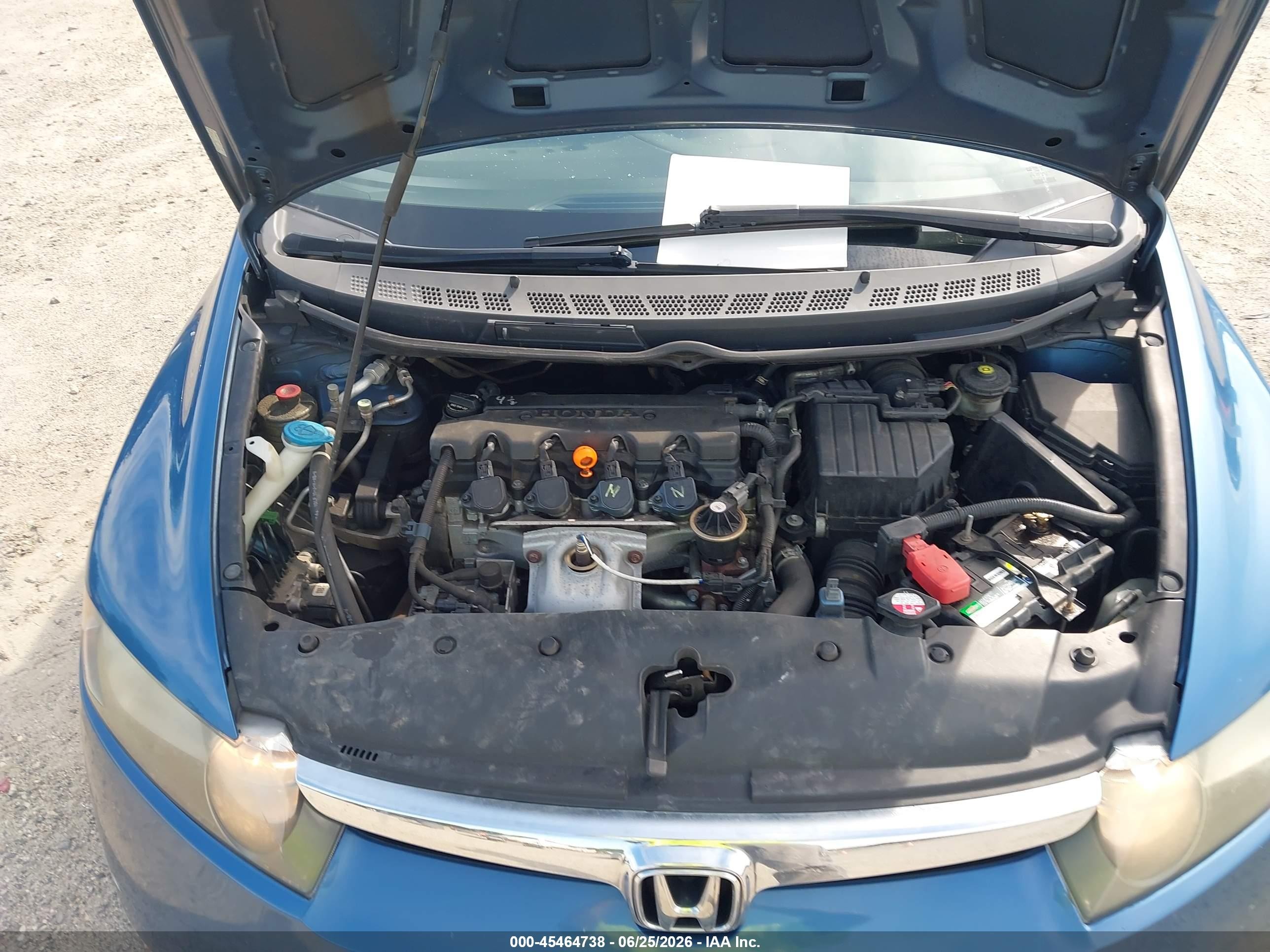 2007 Honda Civic Lx Синий vin: 1HGFA16597L034058