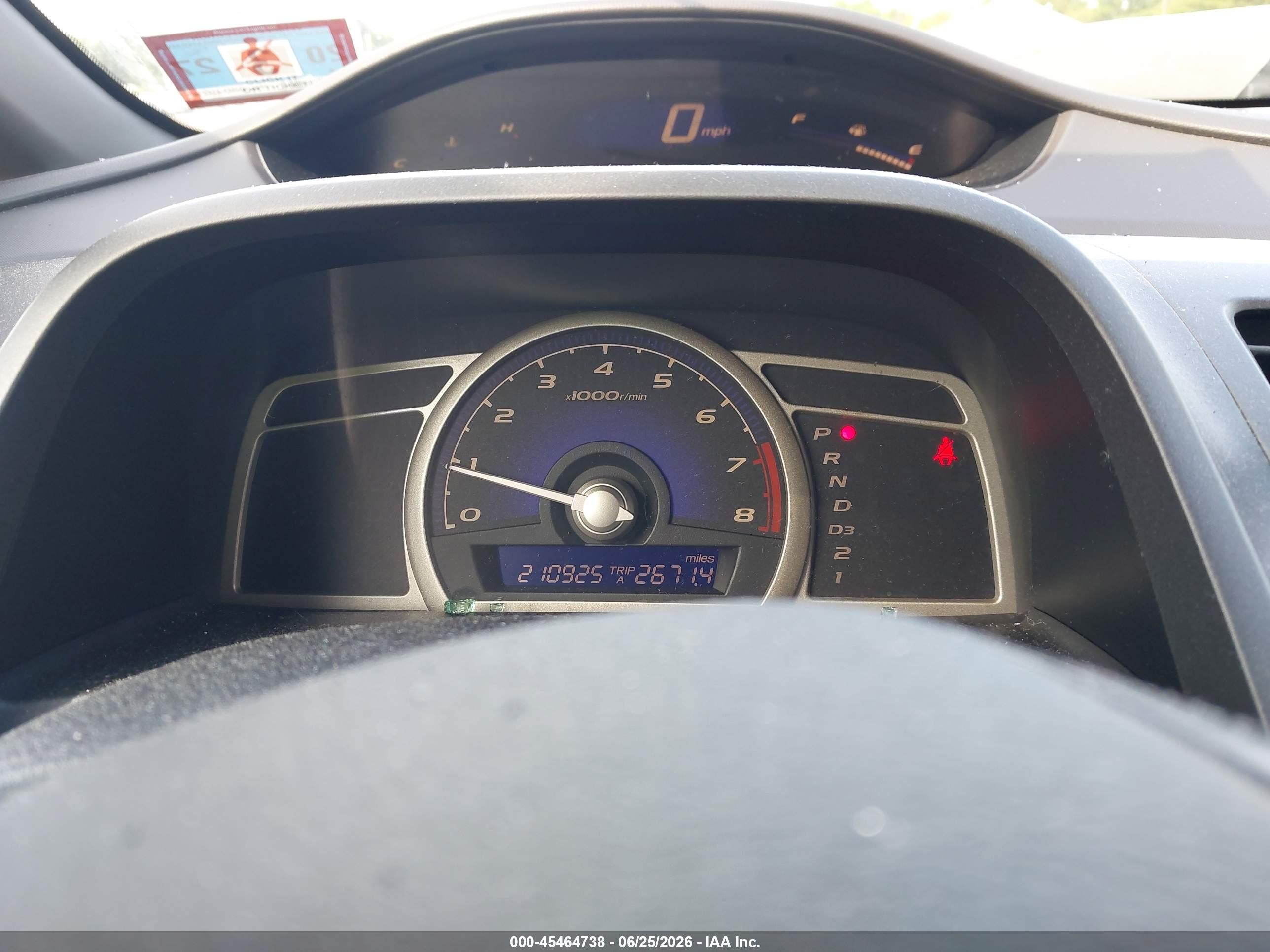 2007 Honda Civic Lx Синий vin: 1HGFA16597L034058