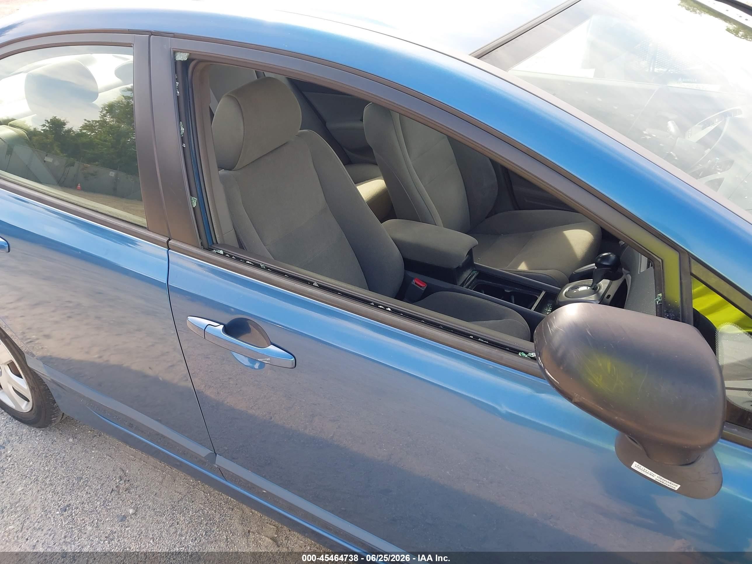 2007 Honda Civic Lx Синий vin: 1HGFA16597L034058