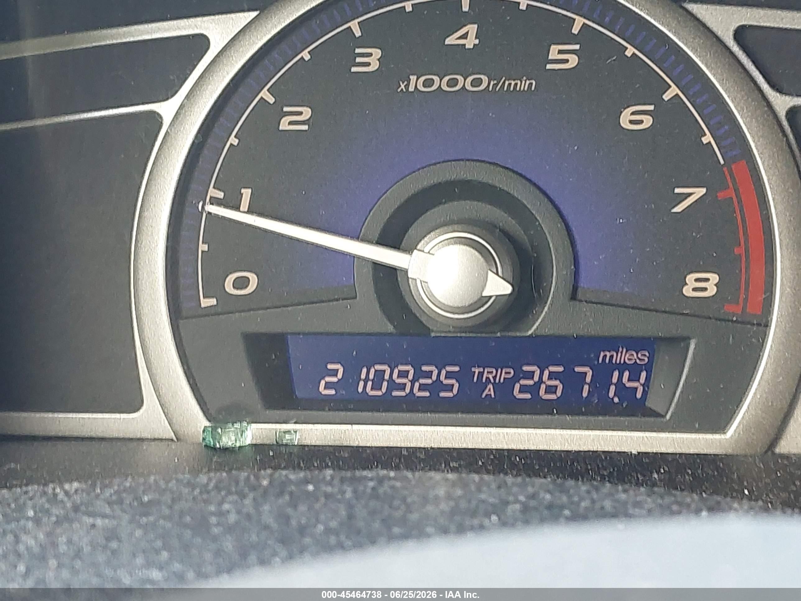 2007 Honda Civic Lx Синий vin: 1HGFA16597L034058