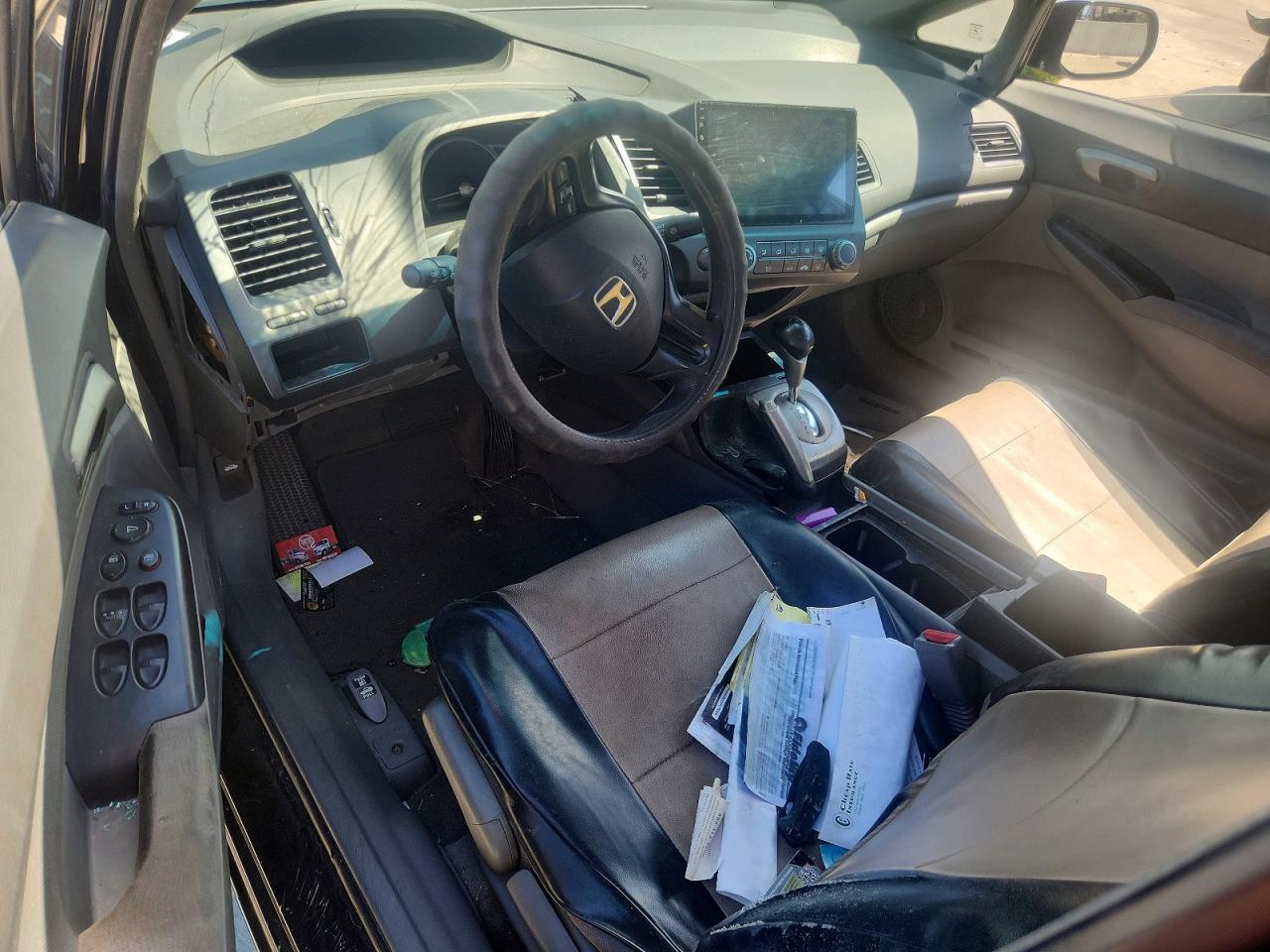 2007 Honda Civic Lx Черный vin: 1HGFA16597L037137