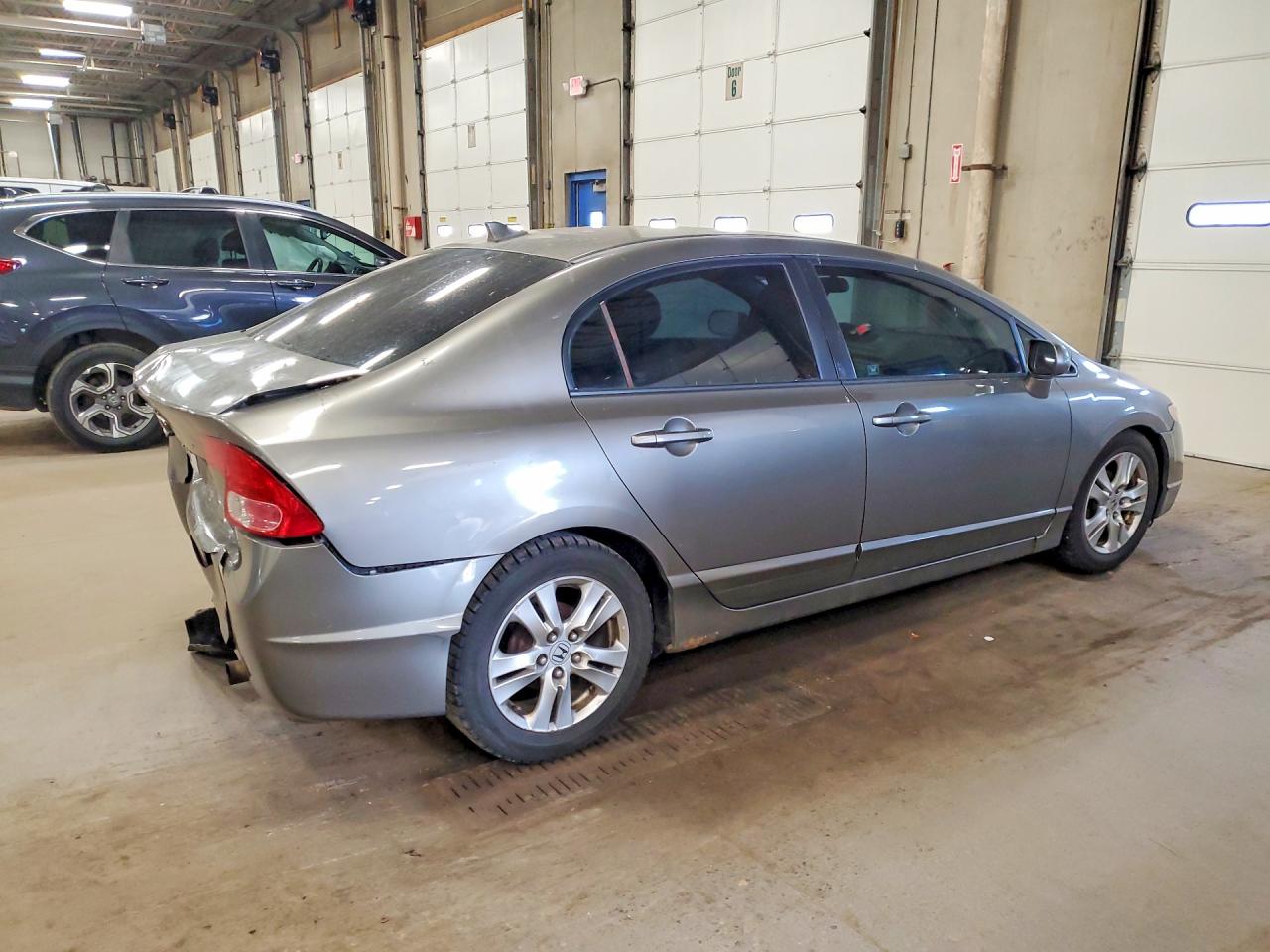 2007 Honda Civic Lx Gray vin: 1HGFA16597L084328