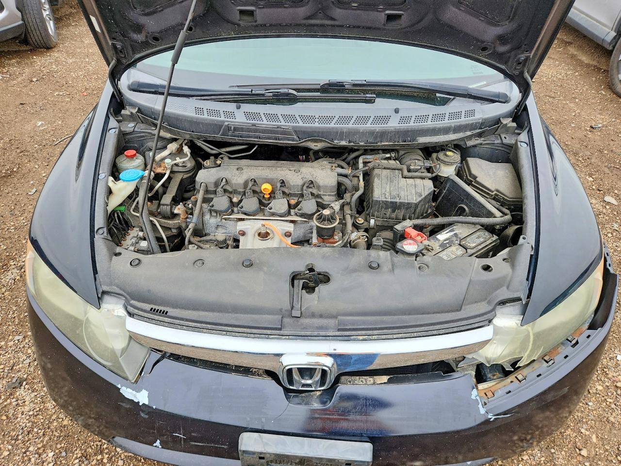 2007 Honda Civic Black vin: 1HGFA16597L091778