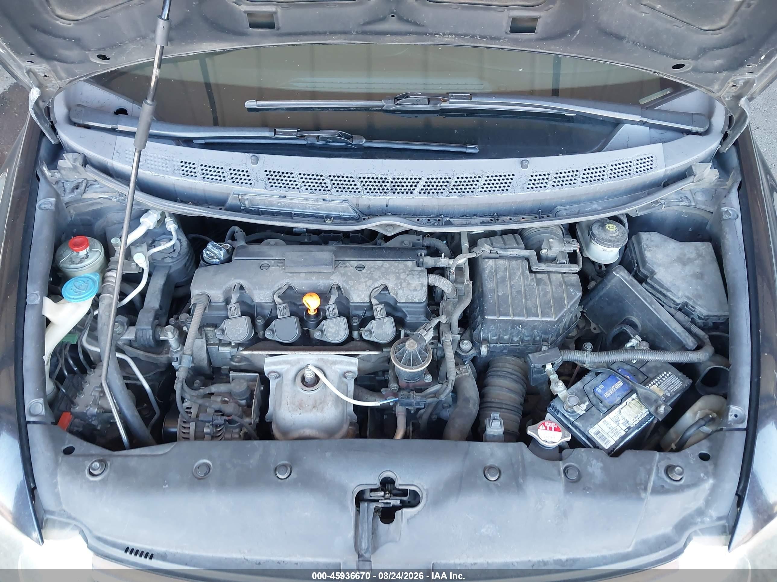 2007 Honda Civic Lx Черный vin: 1HGFA16597L091828
