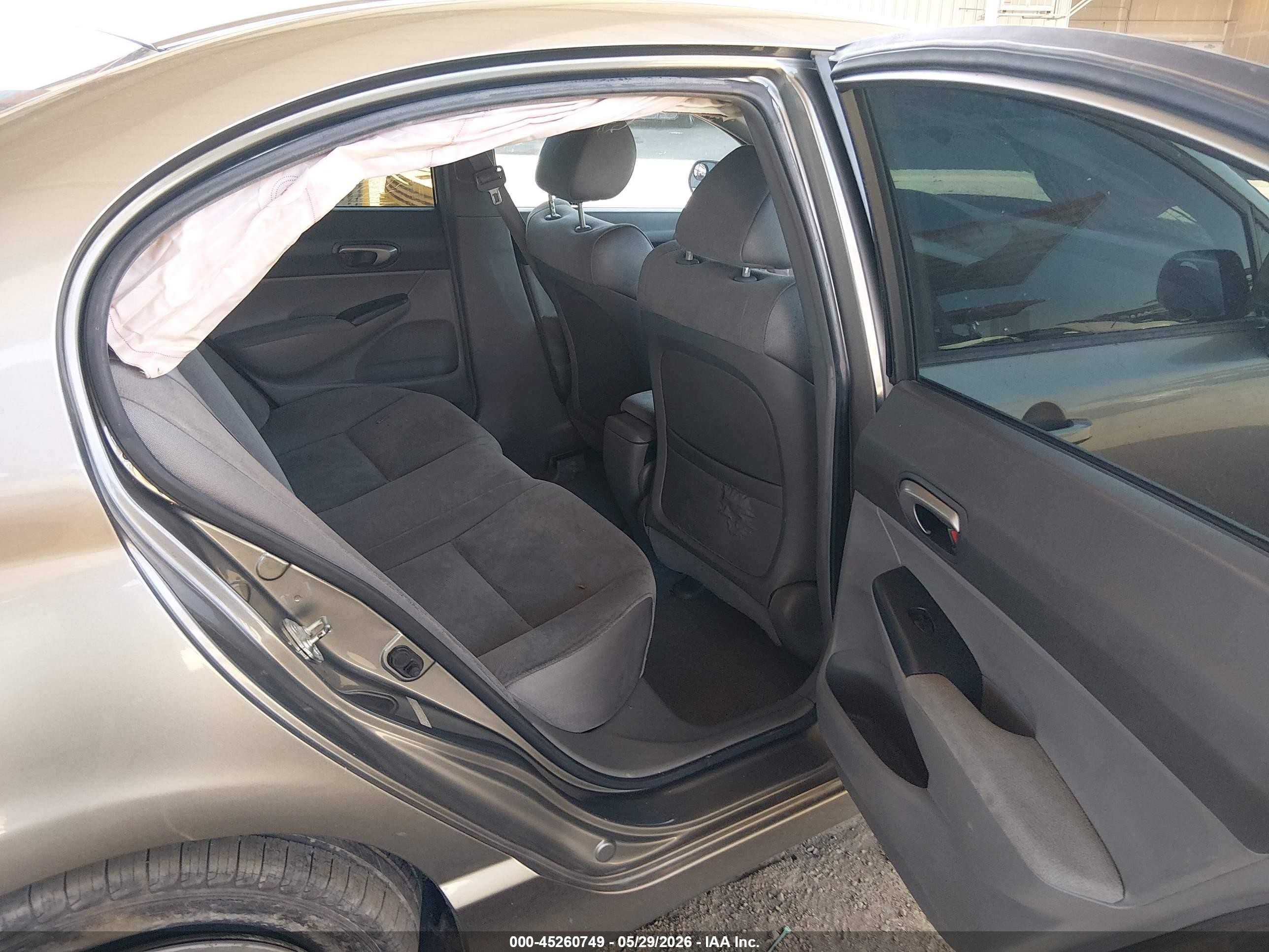 2007 Honda Civic Lx Champagne vin: 1HGFA16597L110443