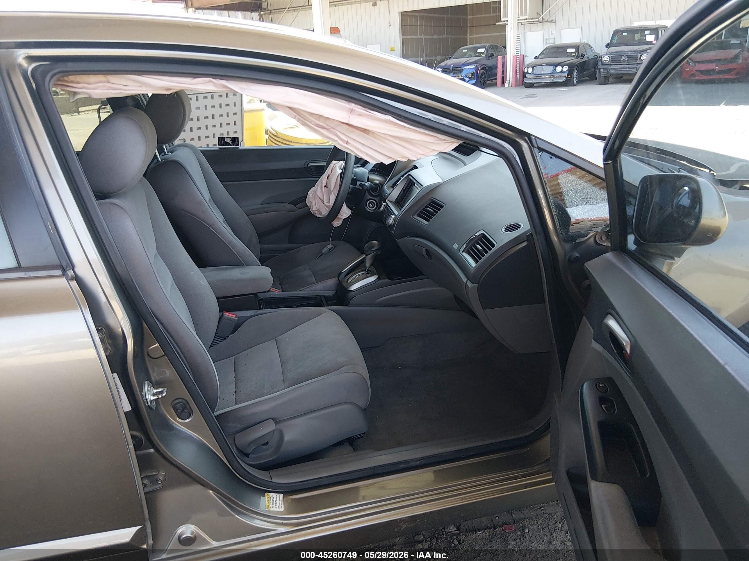 2007 Honda Civic Lx Champagne vin: 1HGFA16597L110443