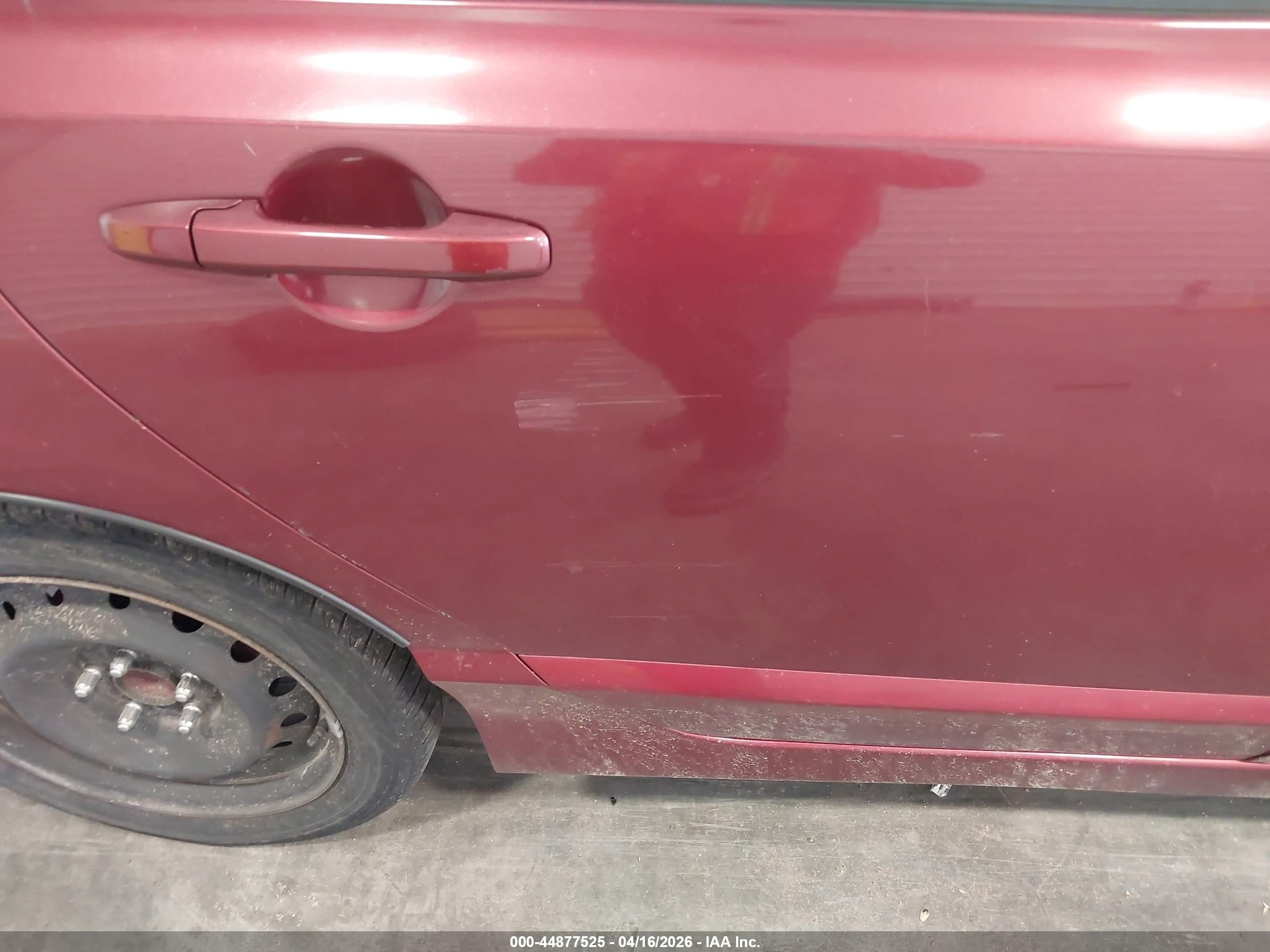 2007 Honda Civic Lx Темно-бордовый vin: 1HGFA16597L112421