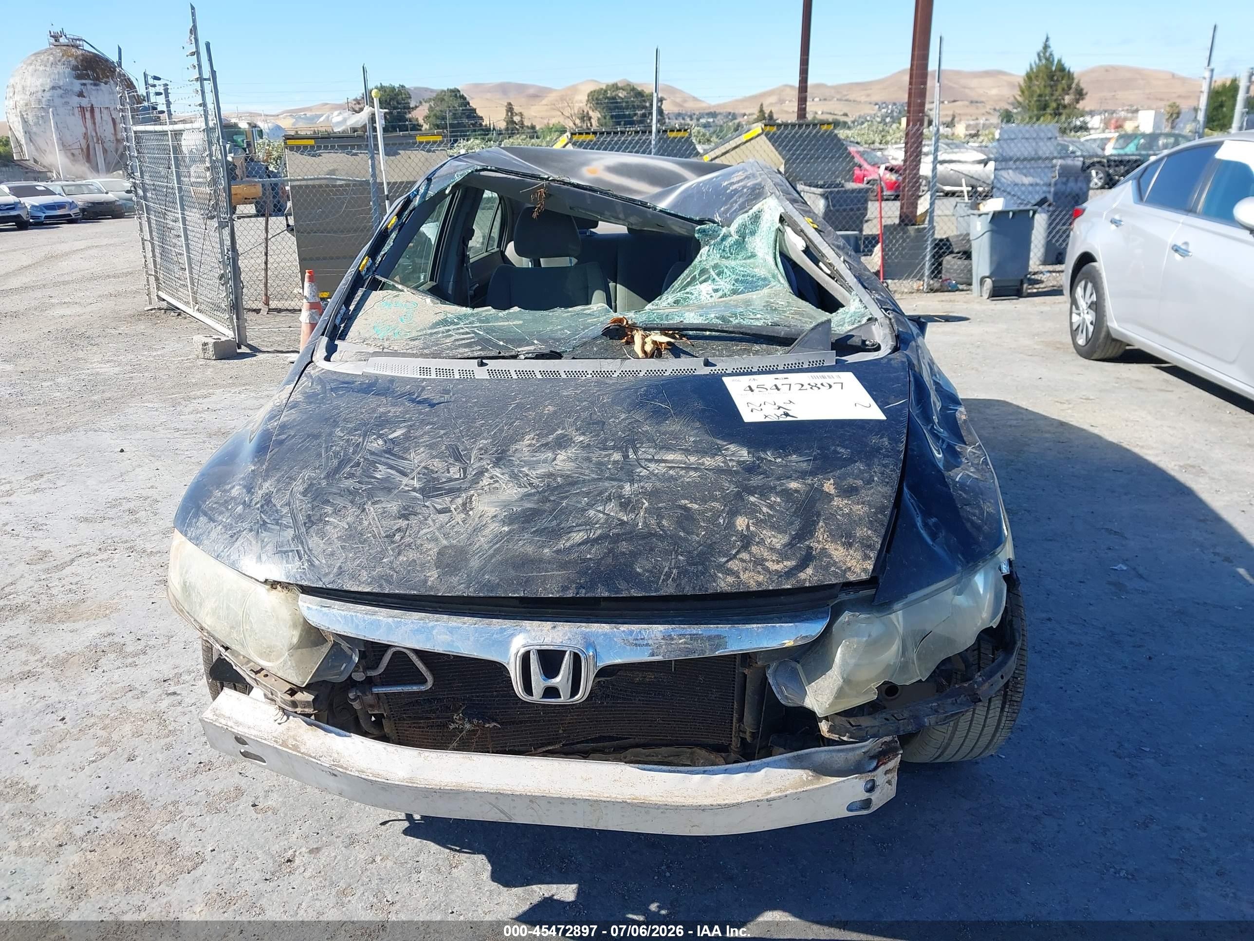 2007 Honda Civic Lx Black vin: 1HGFA16597L119014
