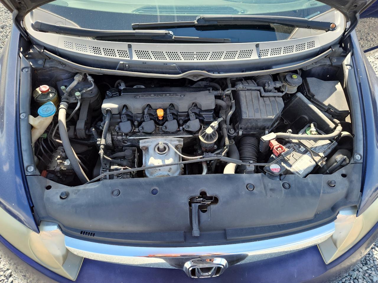 2007 Honda Civic Lx Blue vin: 1HGFA16597L124424