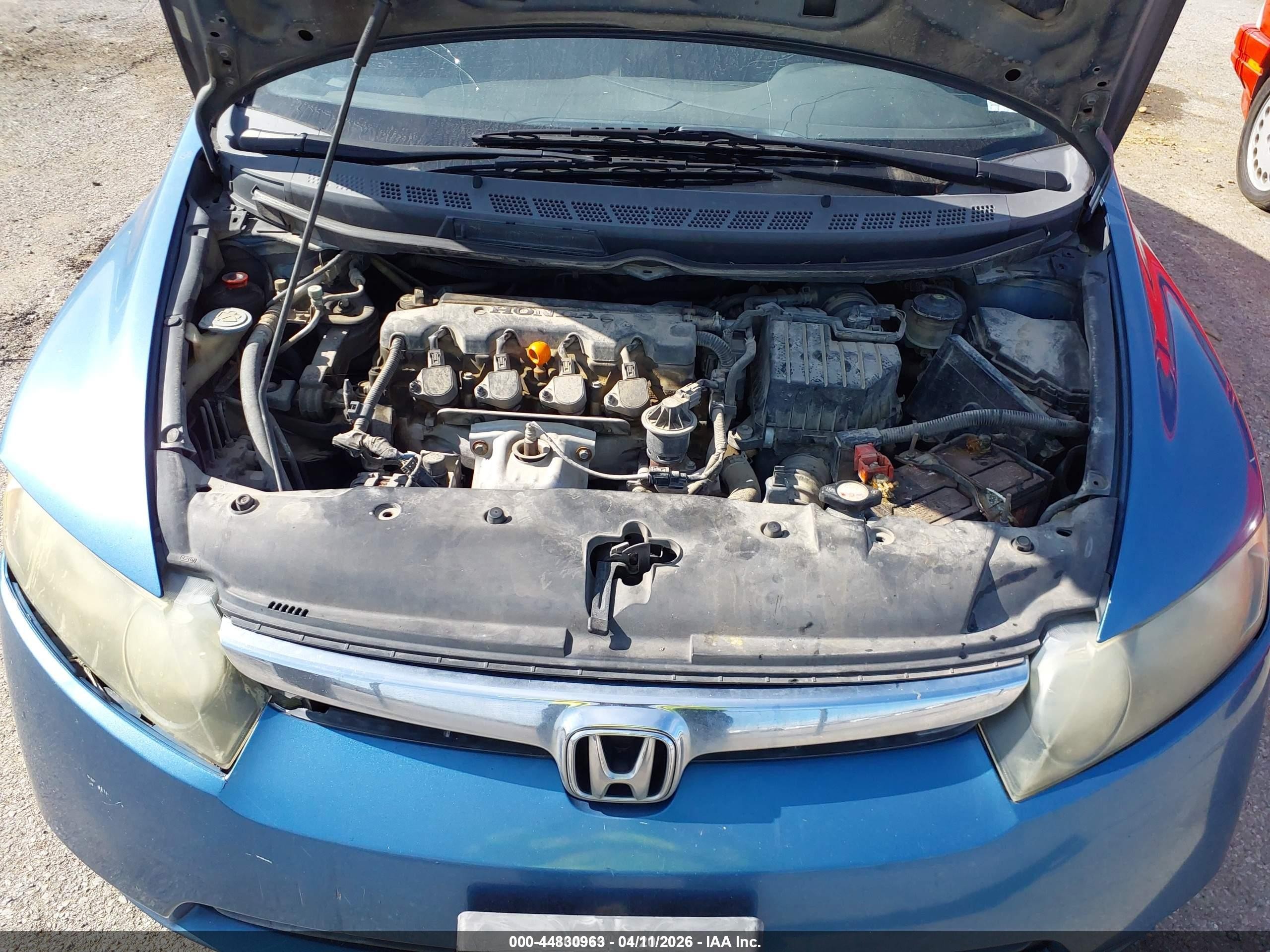 2008 Honda Civic Lx Синий vin: 1HGFA16598L003975