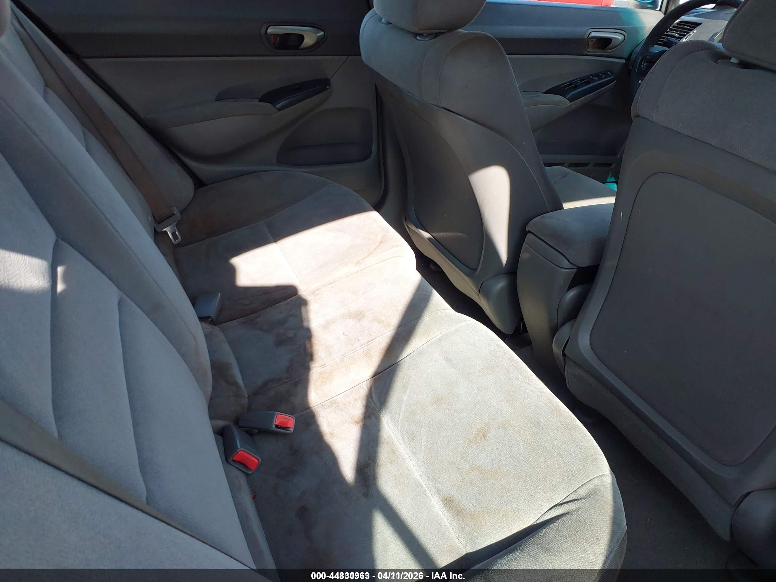2008 Honda Civic Lx Синий vin: 1HGFA16598L003975