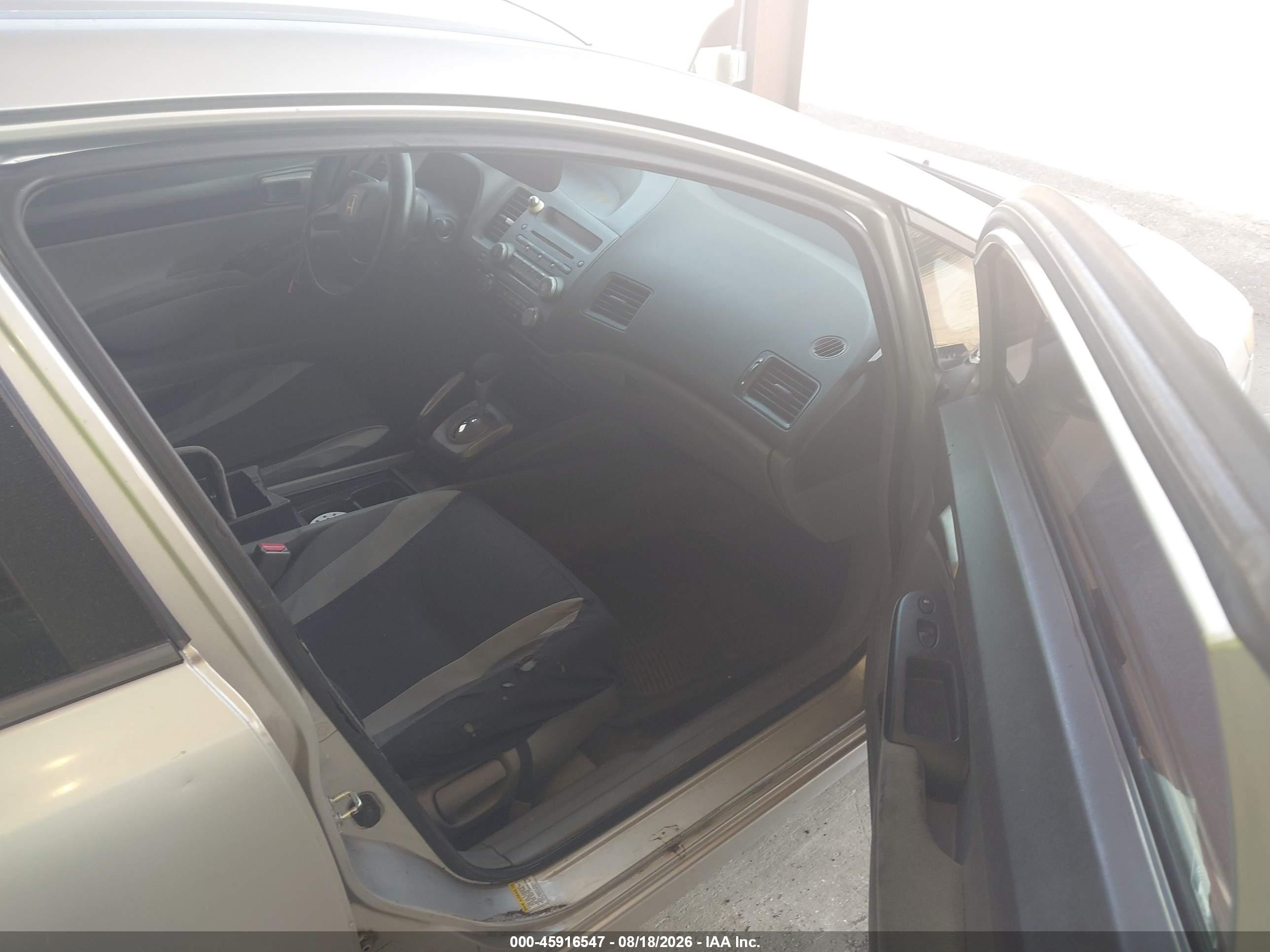 2008 Honda Civic Lx Gray vin: 1HGFA16598L012448