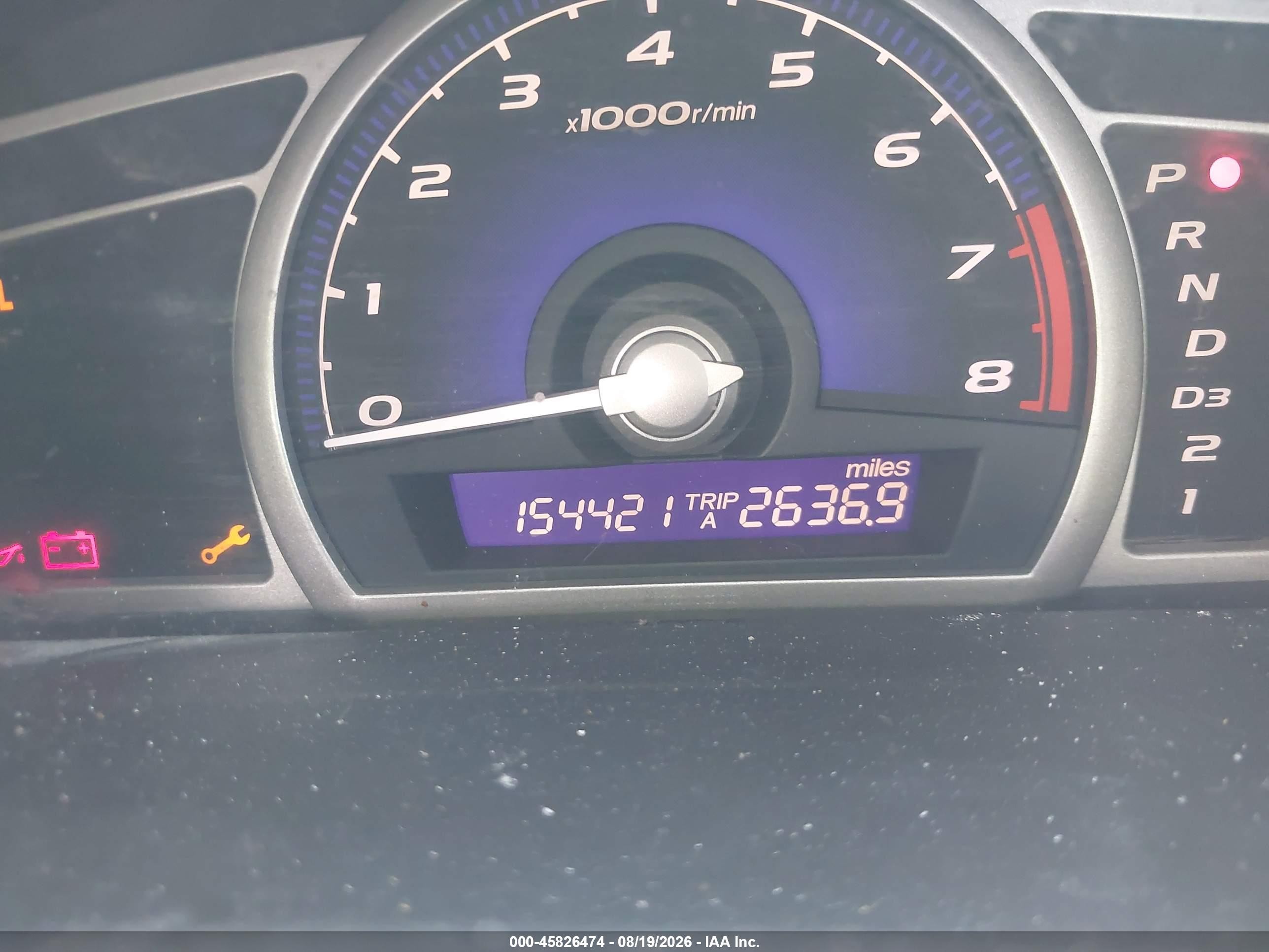 2008 Honda Civic Lx Blue vin: 1HGFA16598L026091