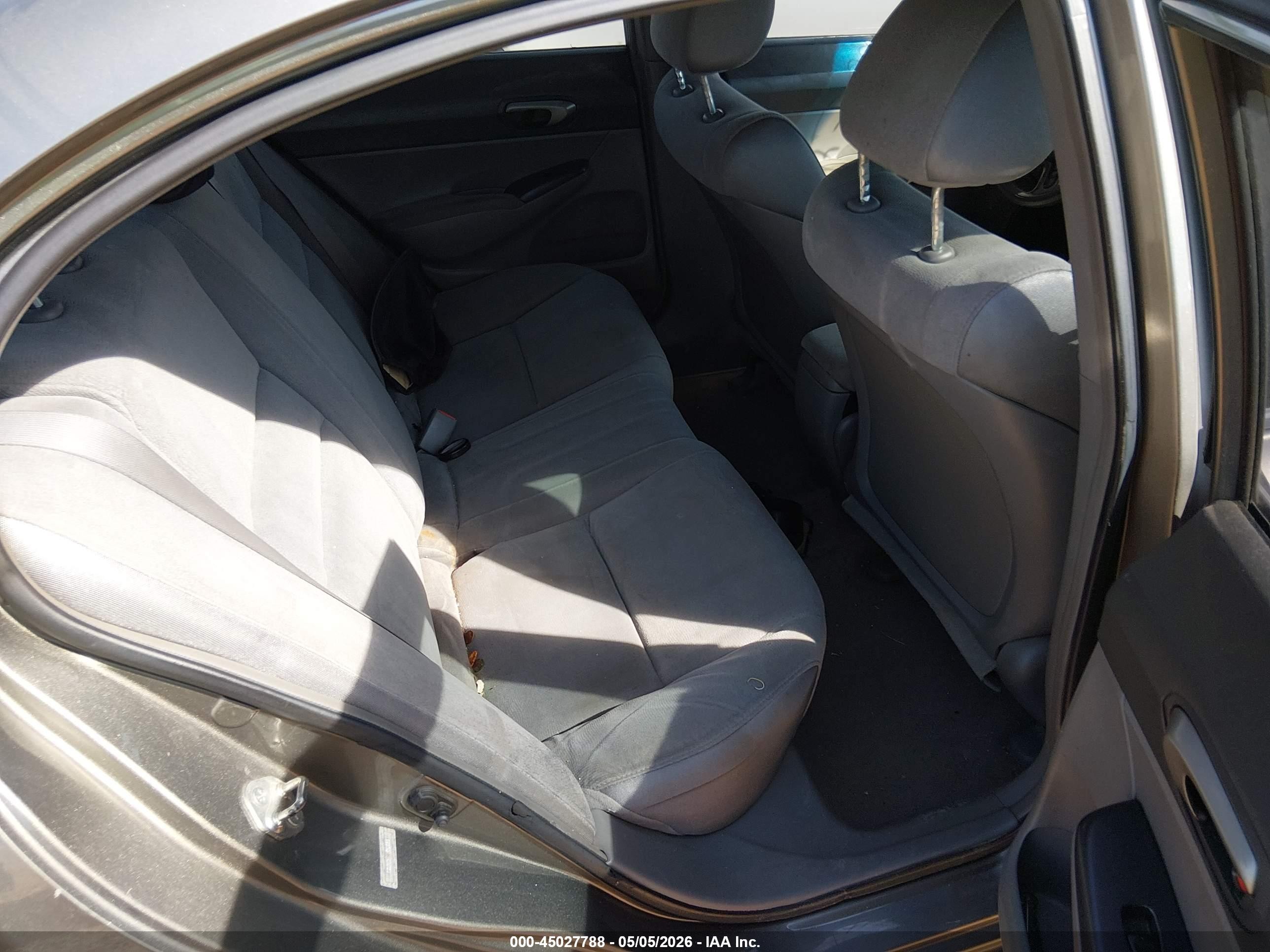 2008 Honda Civic Lx Серый vin: 1HGFA16598L041397