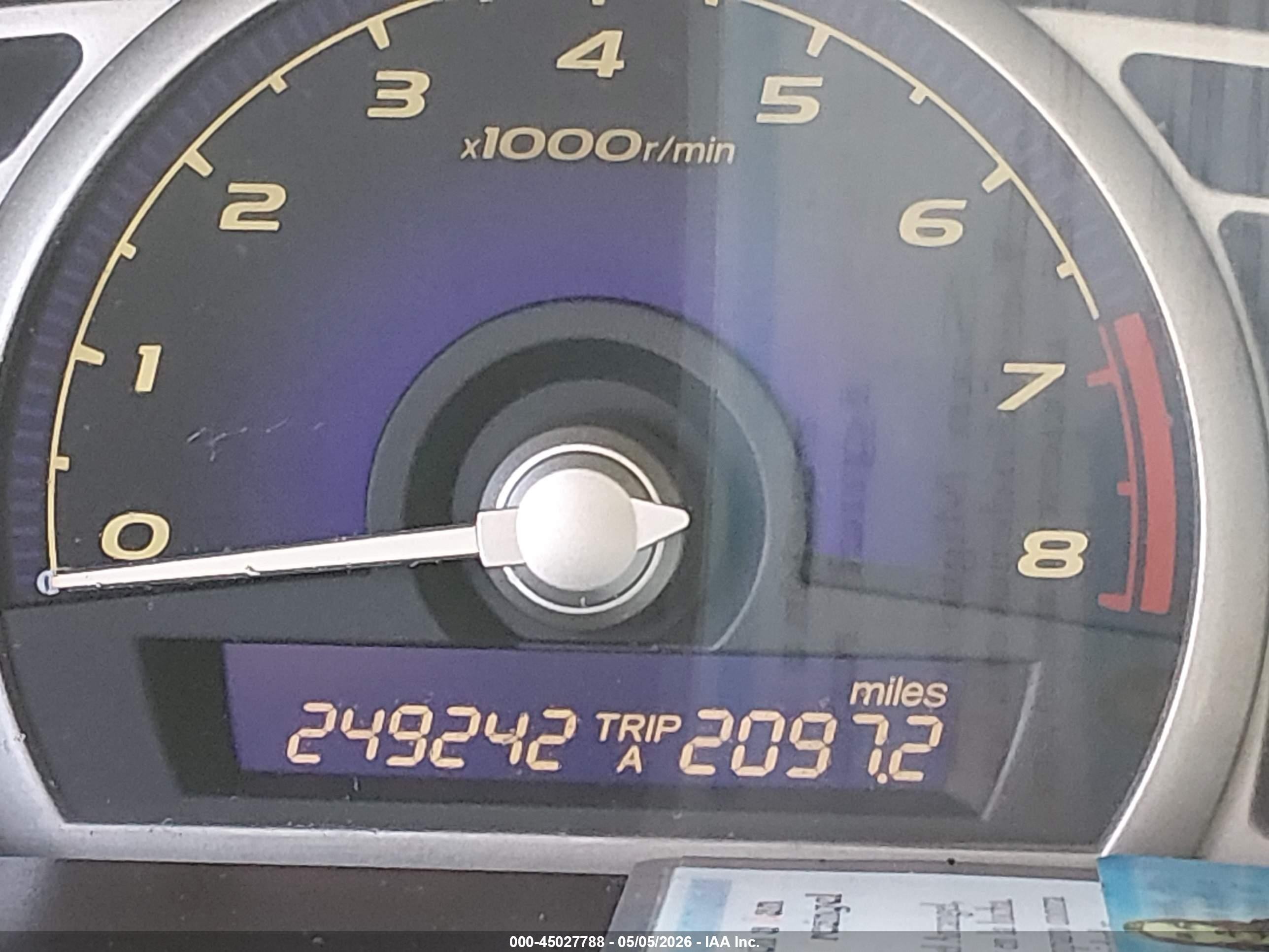 2008 Honda Civic Lx Серый vin: 1HGFA16598L041397