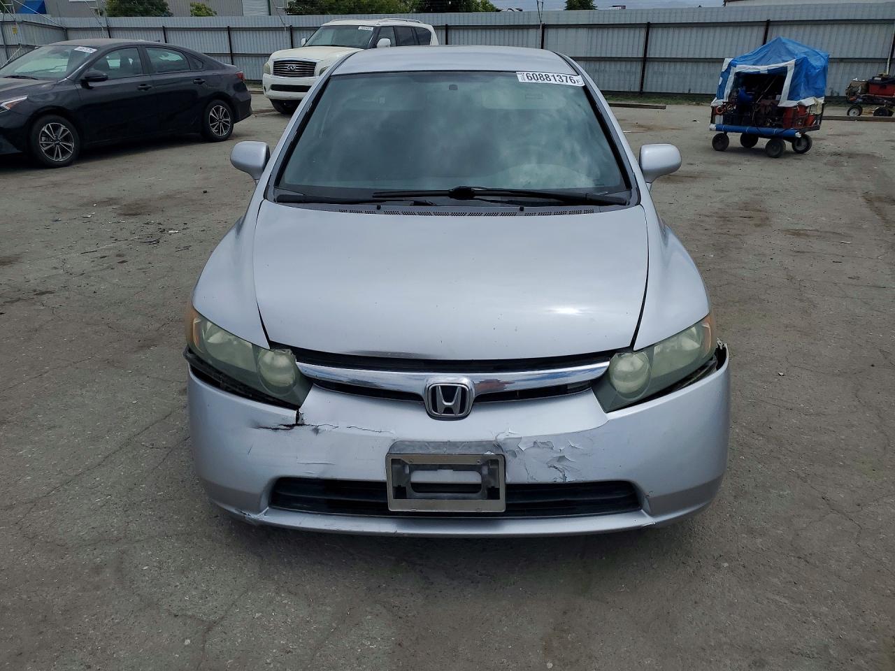 2008 Honda Civic Lx Silver vin: 1HGFA16598L062167