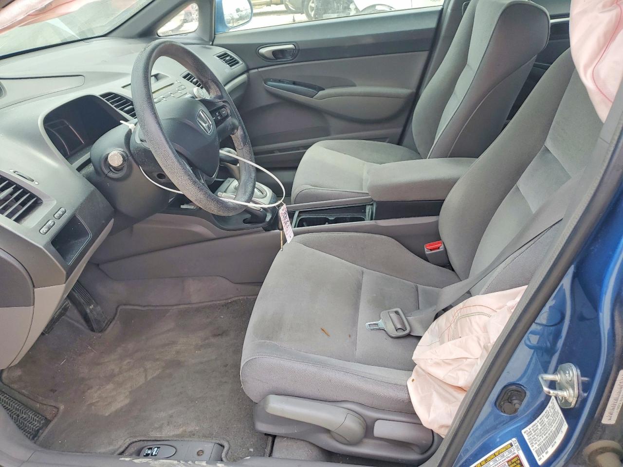 2008 Honda Civic Lx Синий vin: 1HGFA16598L081821