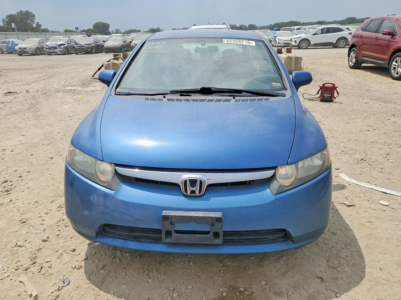 2008 Honda Civic Lx Синий vin: 1HGFA16598L081821