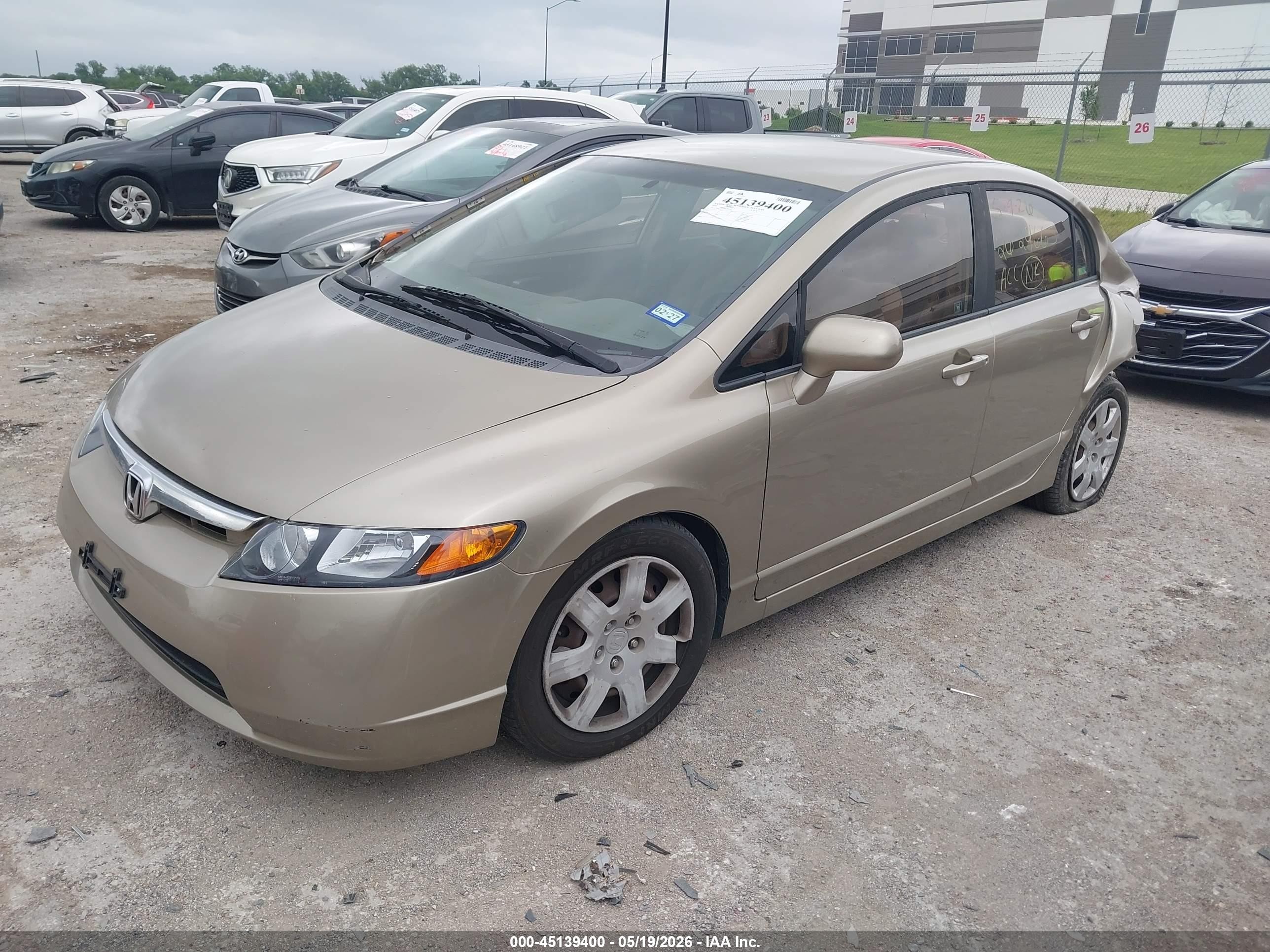 2008 Honda Civic Lx Gold vin: 1HGFA16598L090941