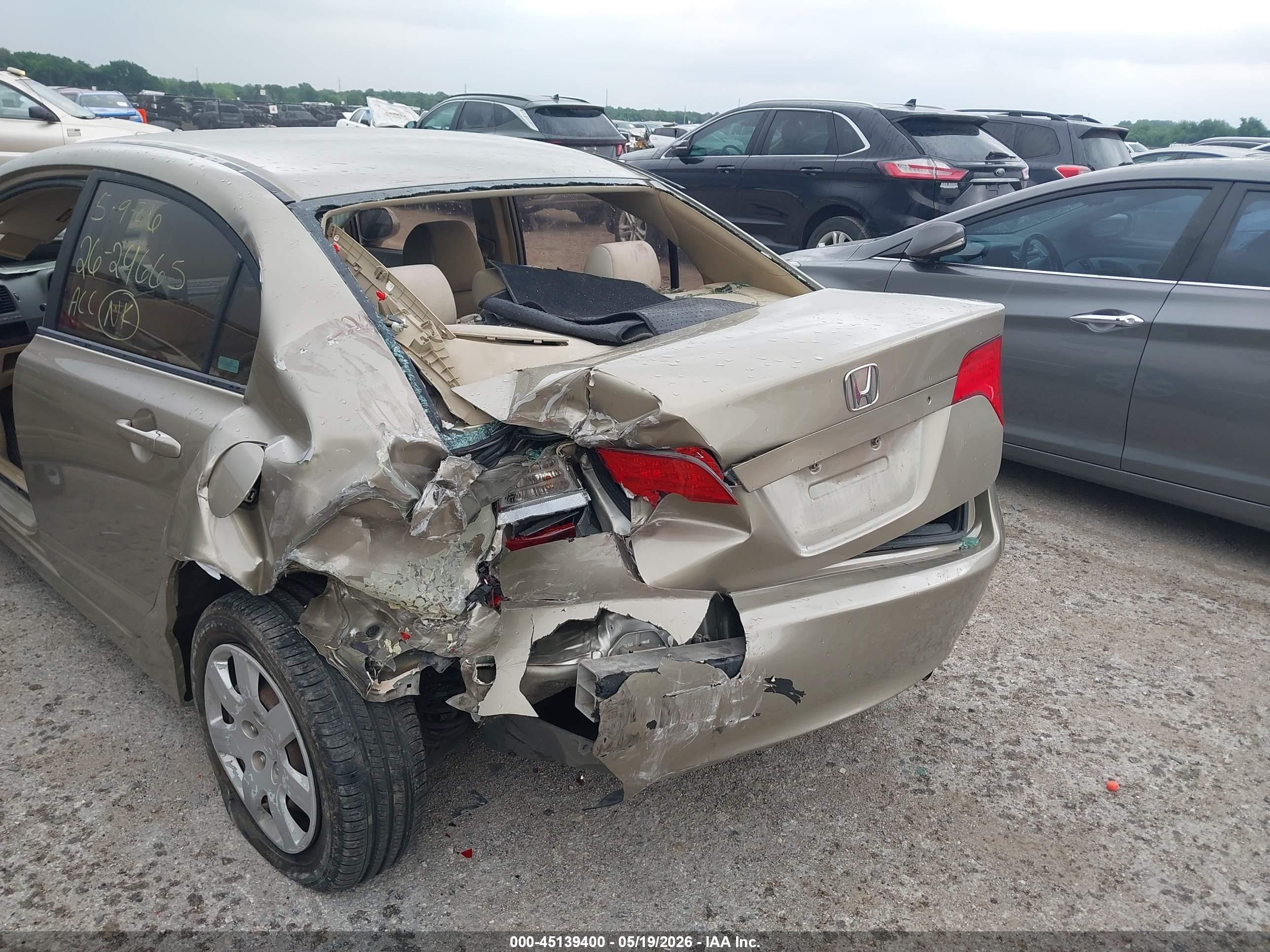 2008 Honda Civic Lx Gold vin: 1HGFA16598L090941