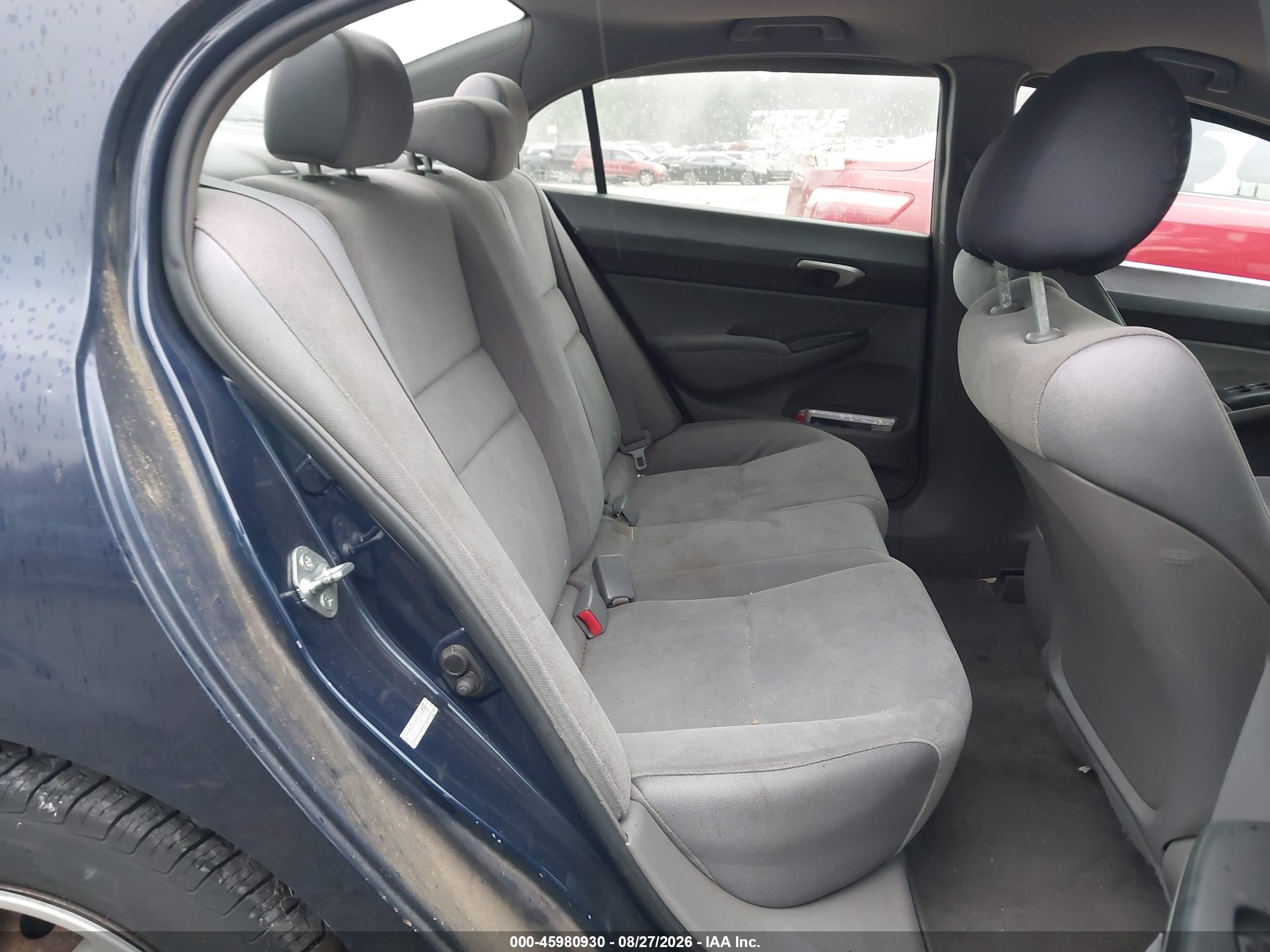 2008 Honda Civic Lx Dark Blue vin: 1HGFA16598L093077