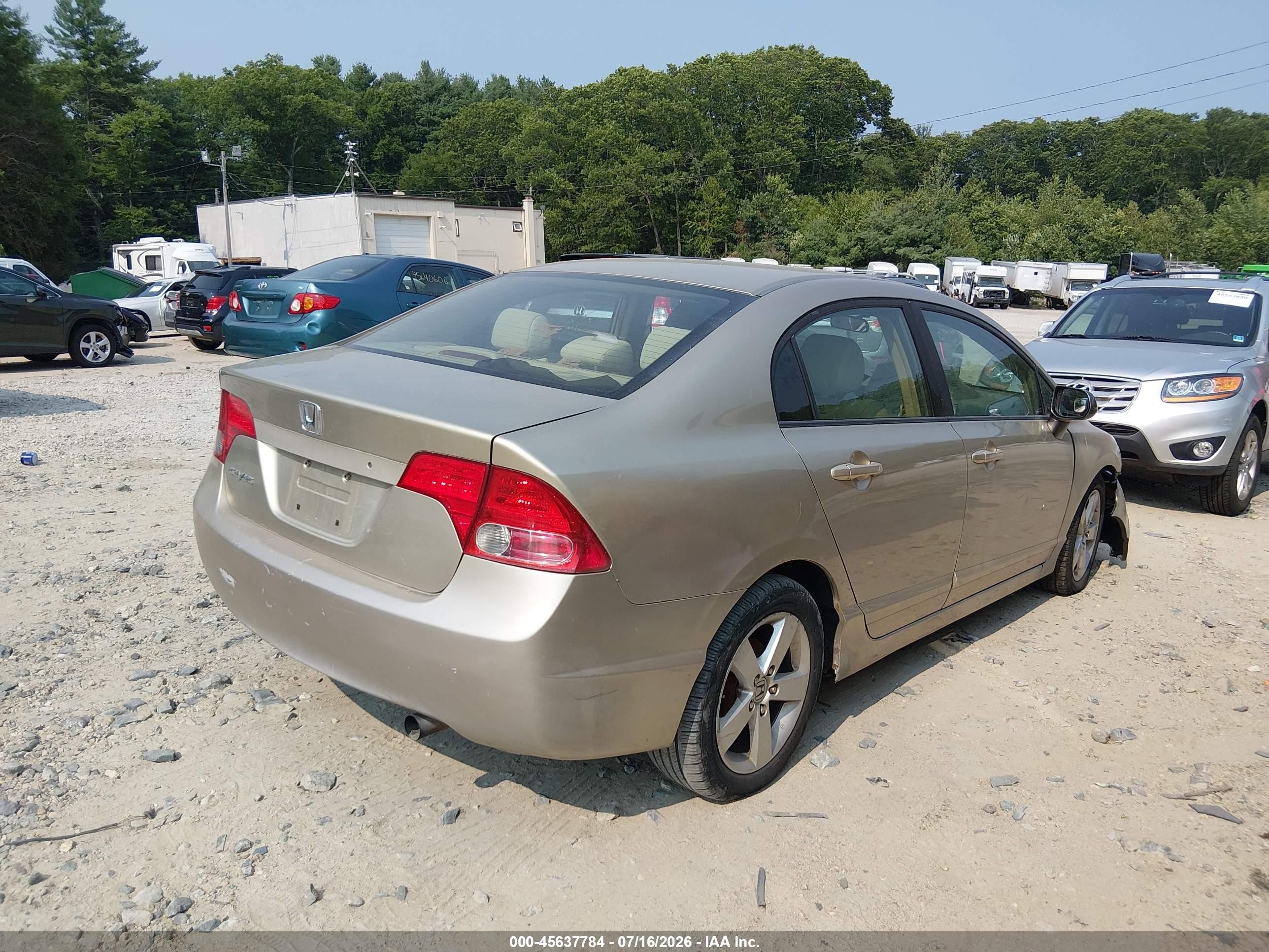 2008 Honda Civic Lx Gold vin: 1HGFA16598L095914