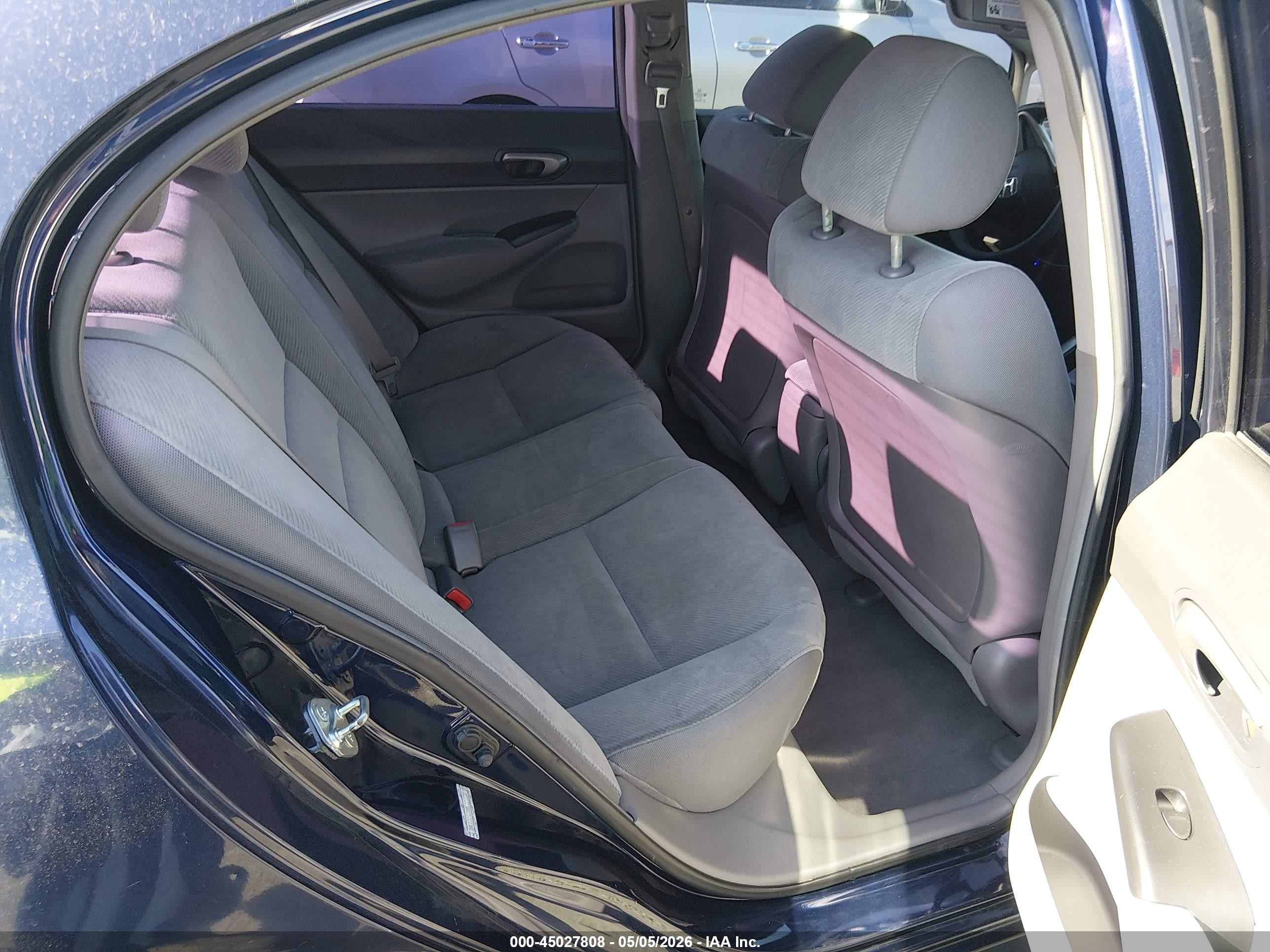 2009 Honda Civic Lx Blue vin: 1HGFA16599L021832