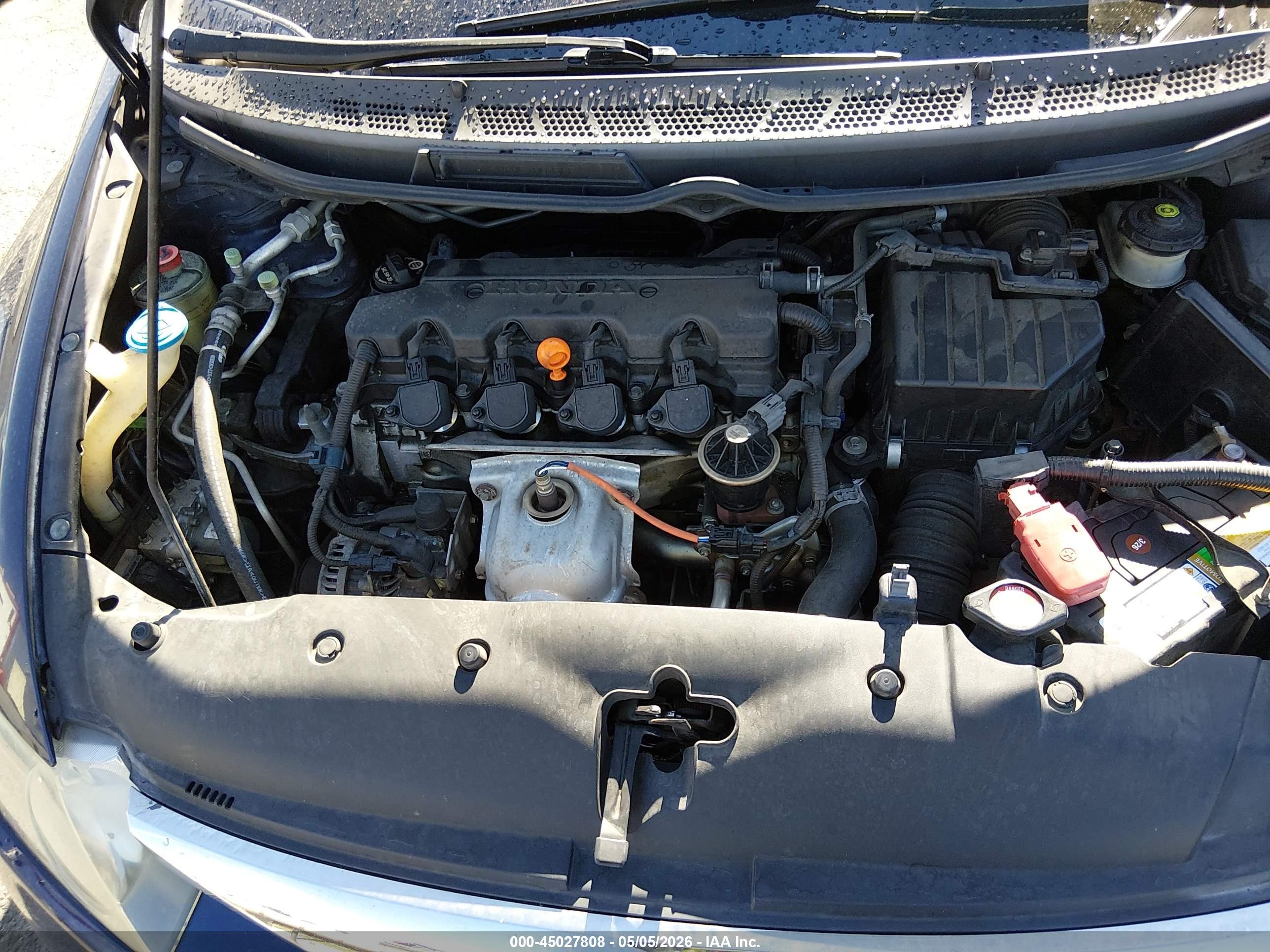2009 Honda Civic Lx Blue vin: 1HGFA16599L021832
