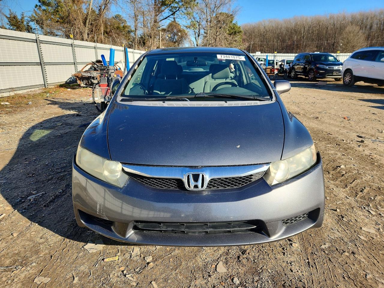 2009 Honda Civic Lx Gray vin: 1HGFA16599L022348