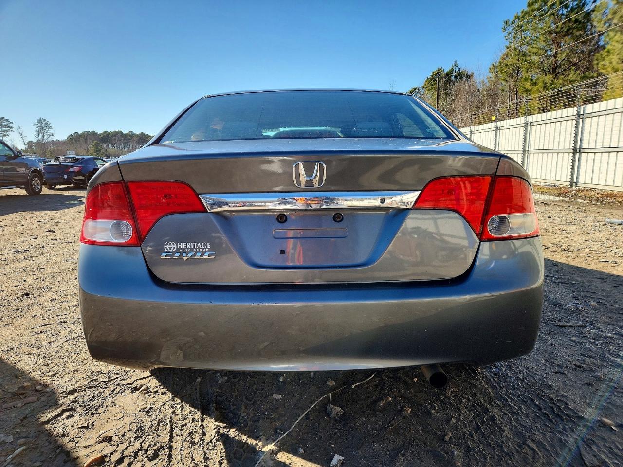 2009 Honda Civic Lx Gray vin: 1HGFA16599L022348