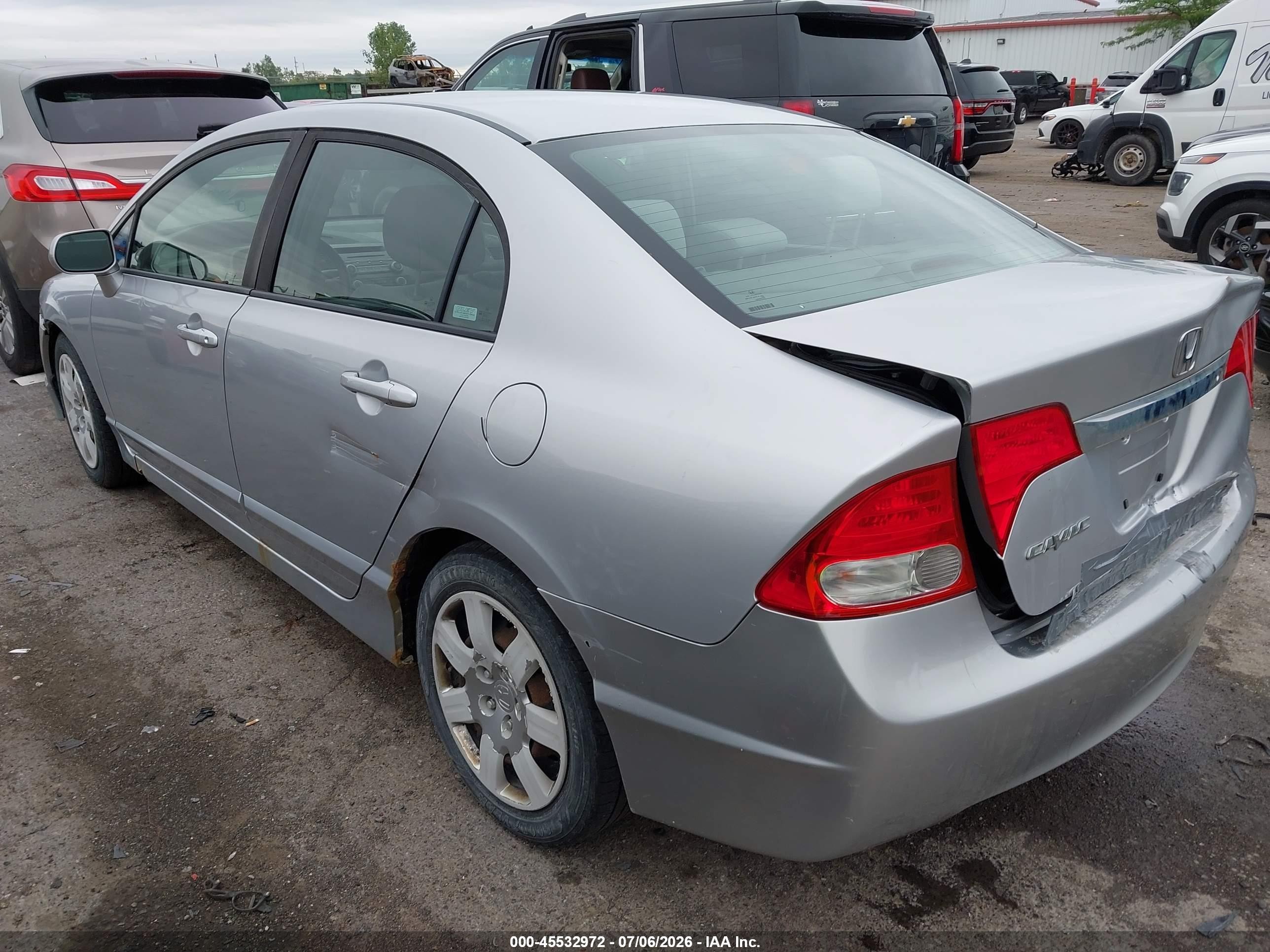 2009 Honda Civic Lx Silver vin: 1HGFA16599L023449