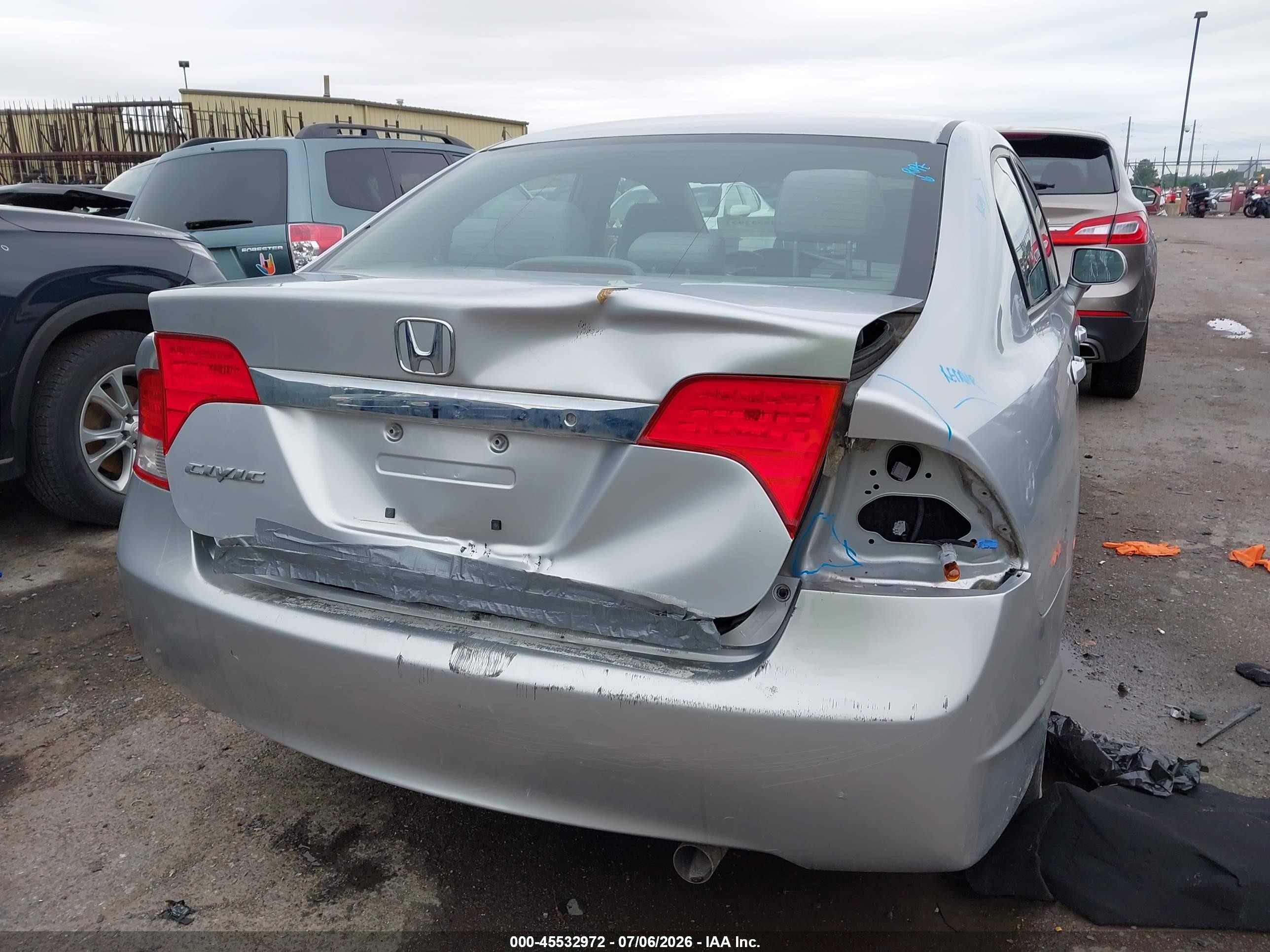 2009 Honda Civic Lx Silver vin: 1HGFA16599L023449