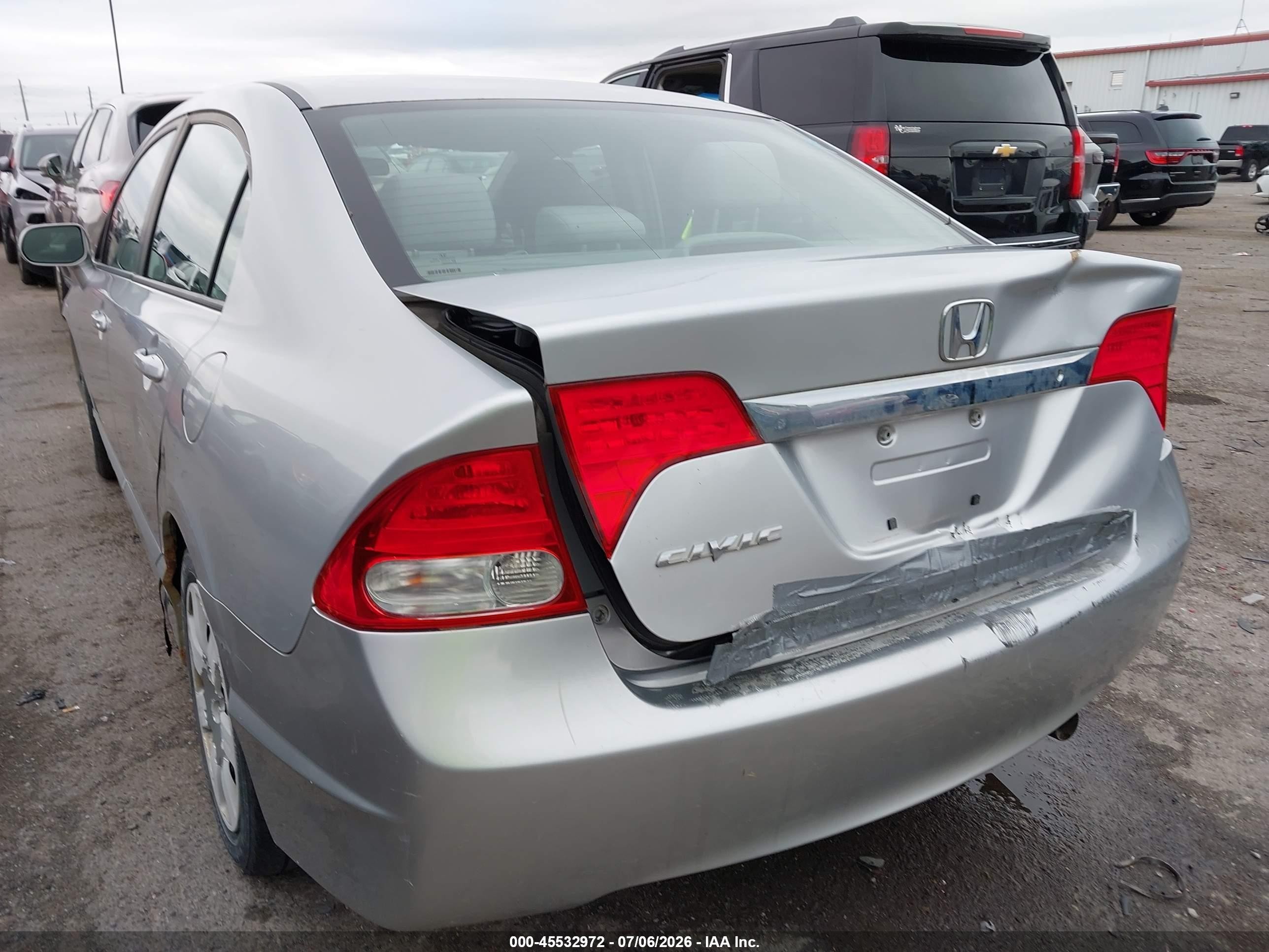 2009 Honda Civic Lx Silver vin: 1HGFA16599L023449
