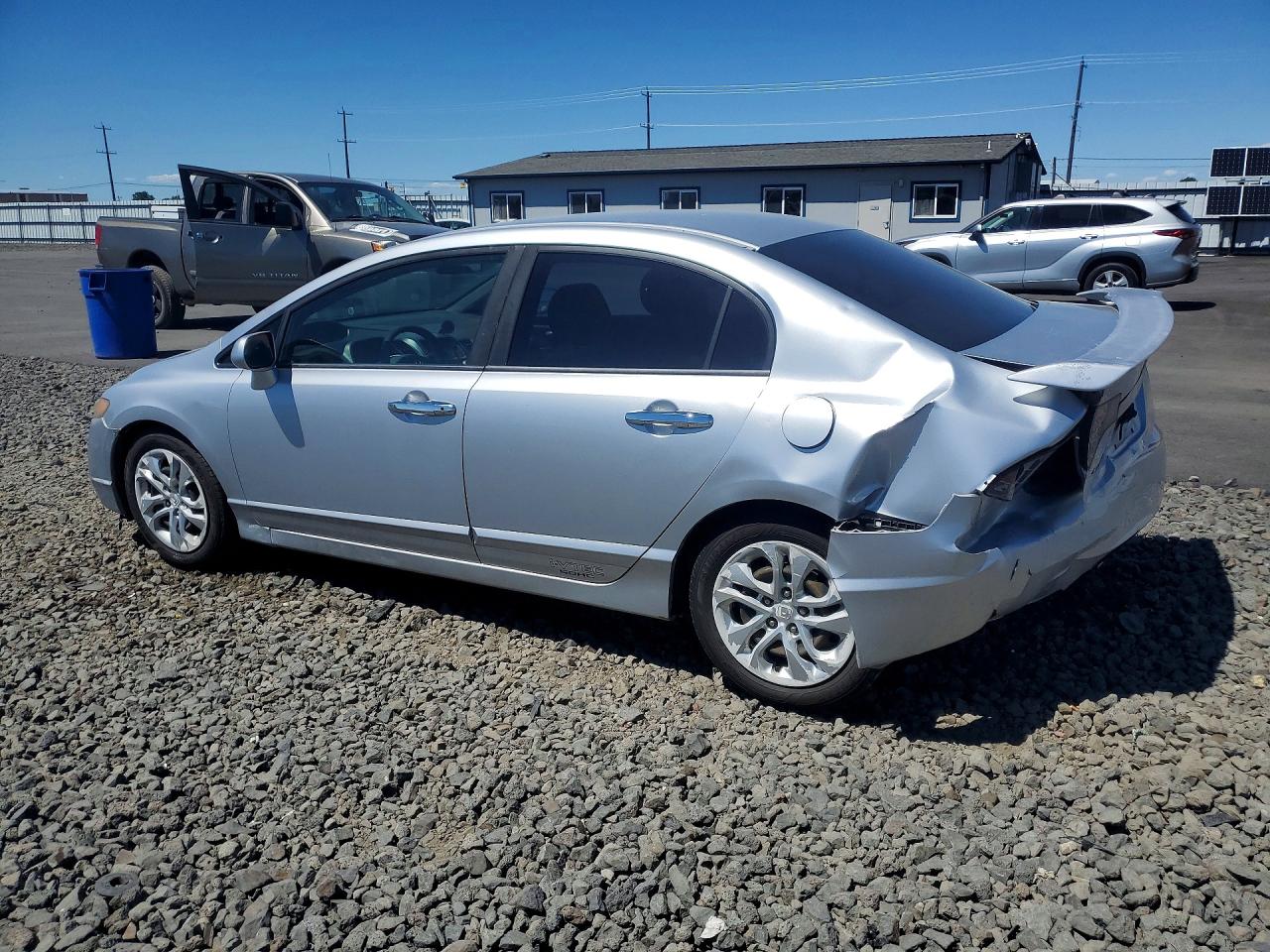 2006 Honda Civic Lx Silver vin: 1HGFA165X6L003397