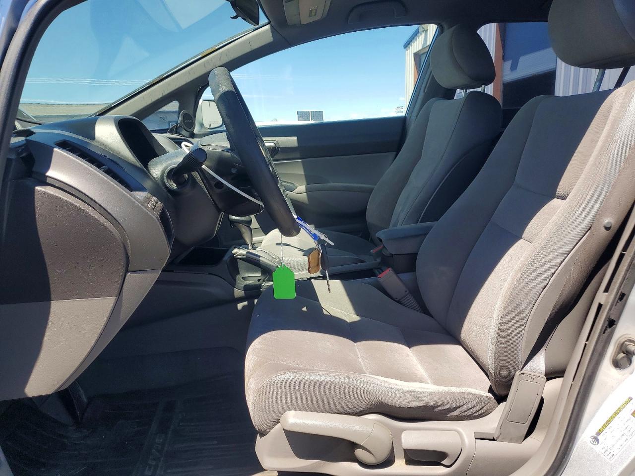 2006 Honda Civic Lx Silver vin: 1HGFA165X6L003397