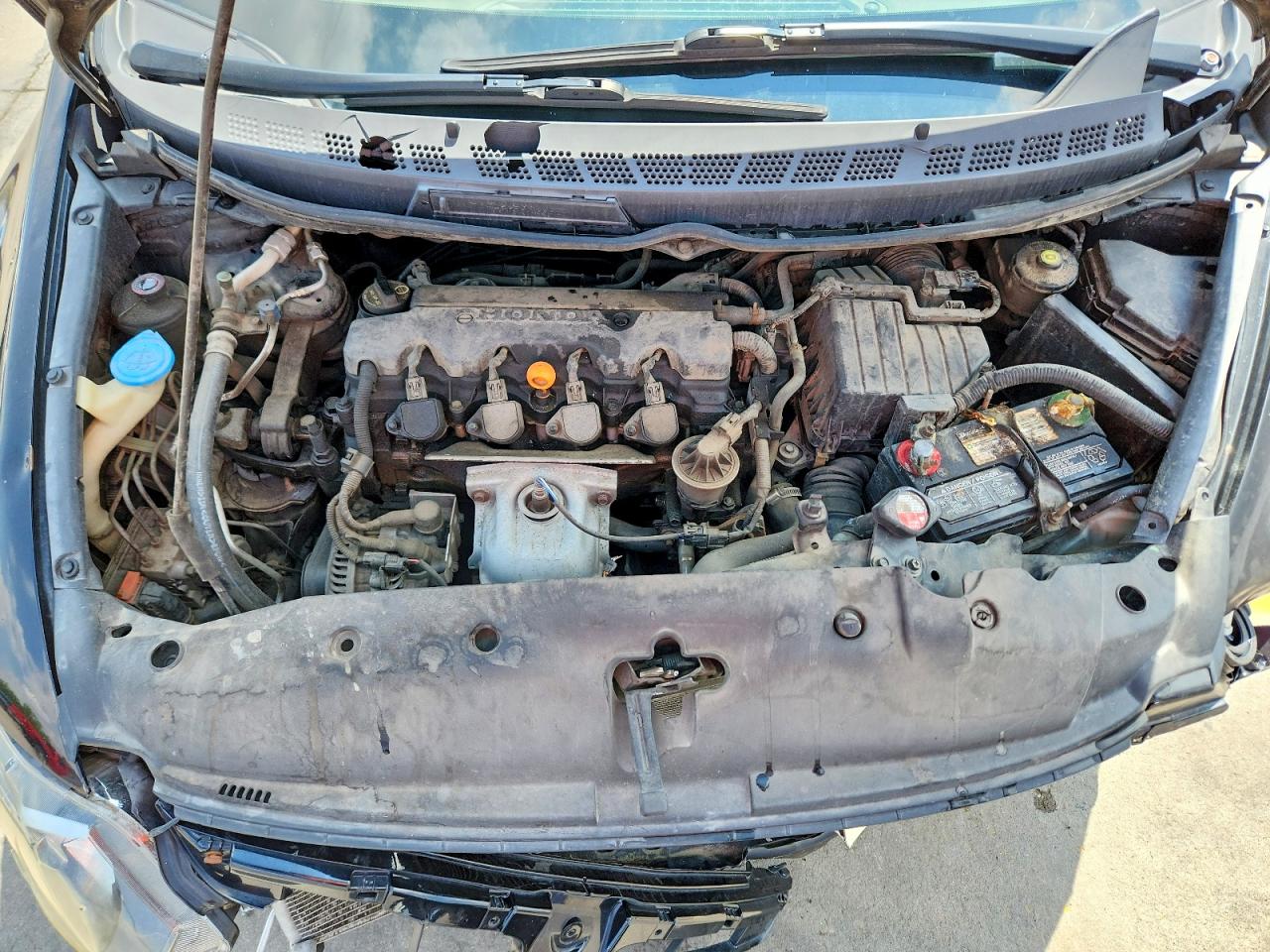 2006 Honda Civic Lx Black vin: 1HGFA165X6L030034