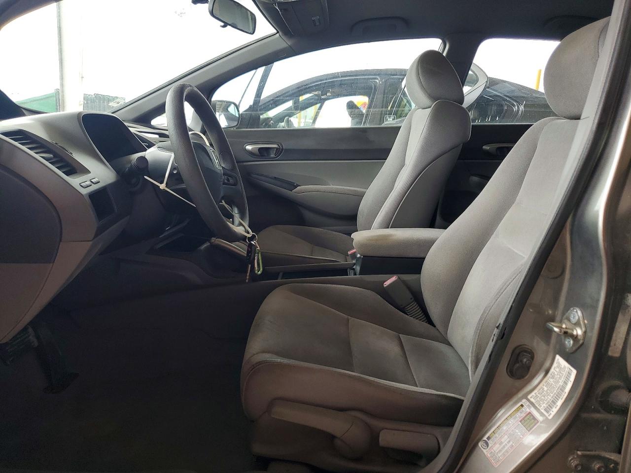 2006 Honda Civic Lx Gray vin: 1HGFA165X6L038893