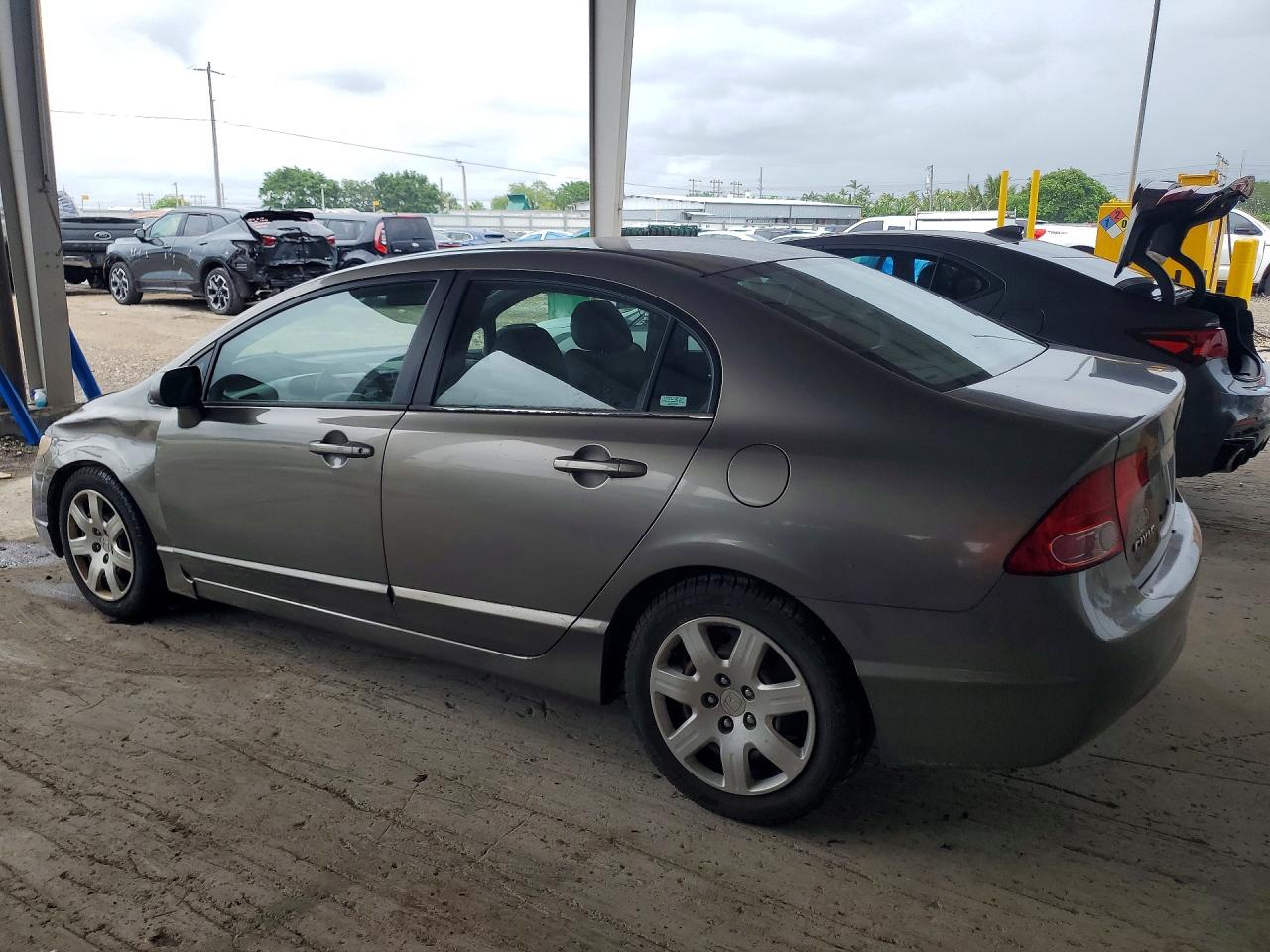 2006 Honda Civic Lx Gray vin: 1HGFA165X6L038893