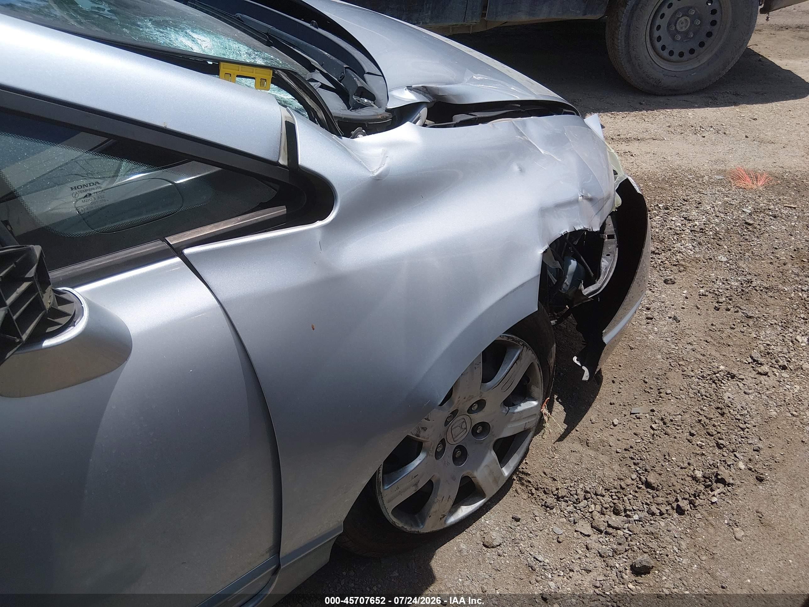 2006 Honda Civic Lx Серебряный vin: 1HGFA165X6L043401