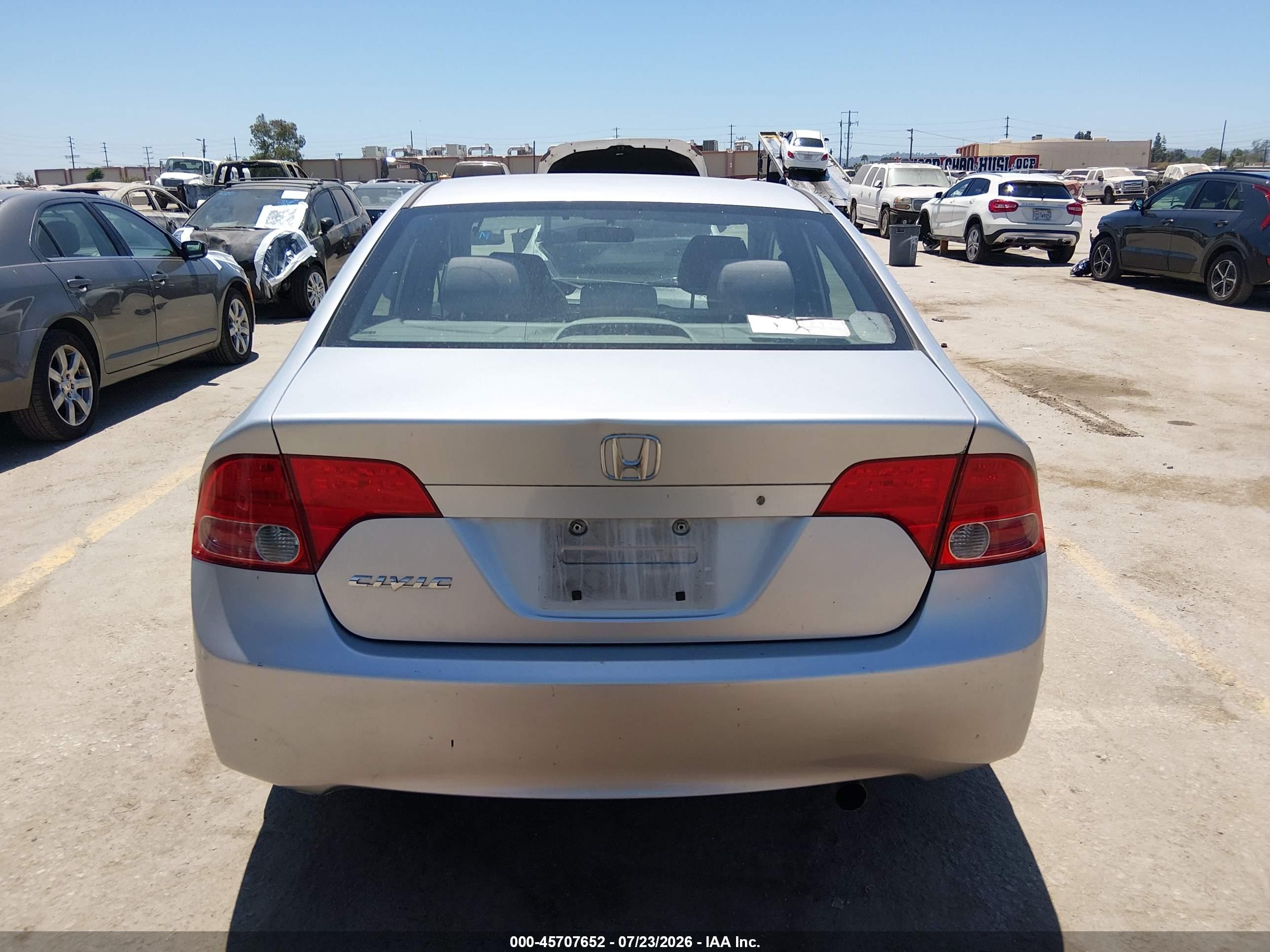 2006 Honda Civic Lx Серебряный vin: 1HGFA165X6L043401