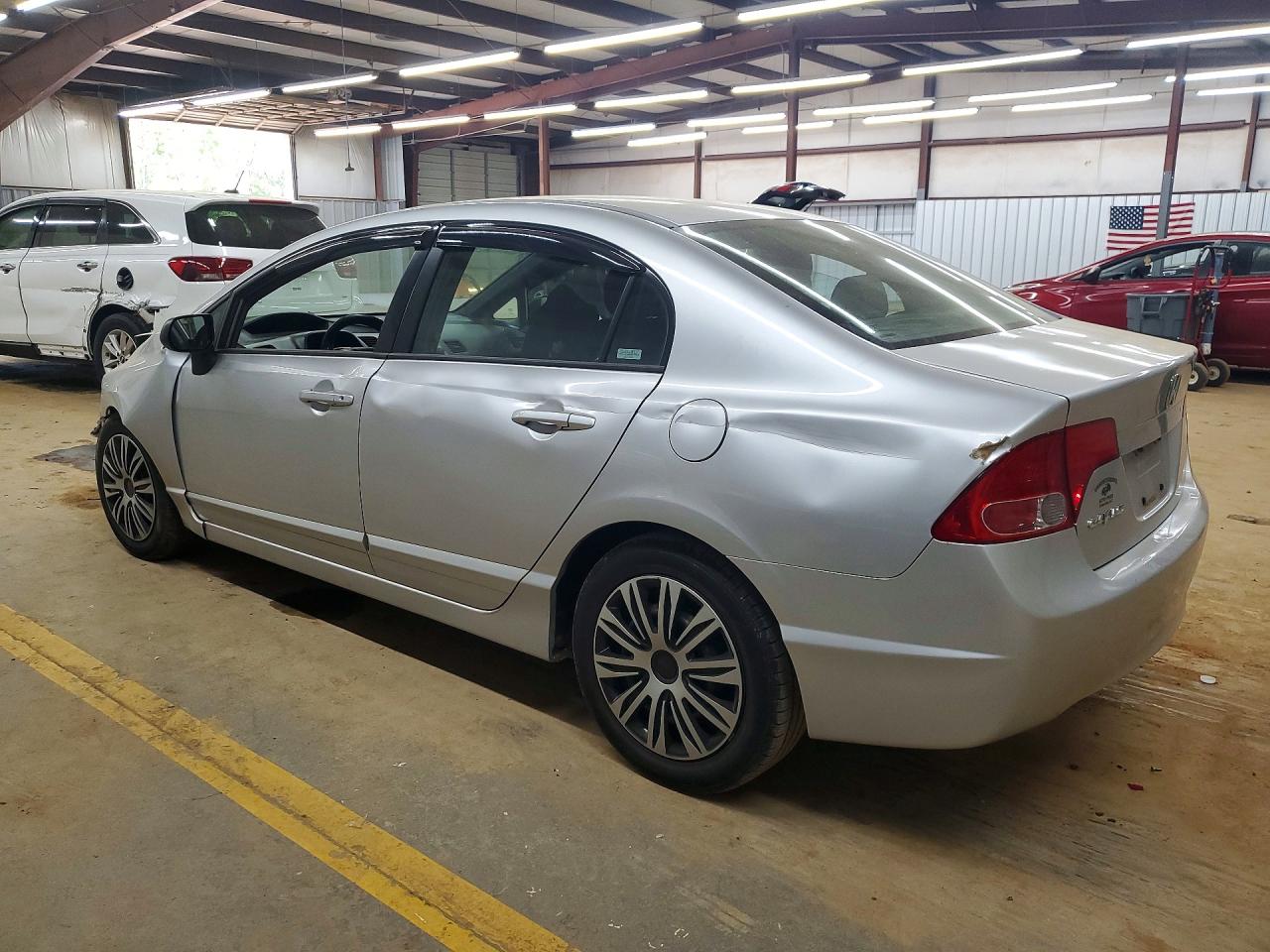 2006 Honda Civic Lx Silver vin: 1HGFA165X6L043561