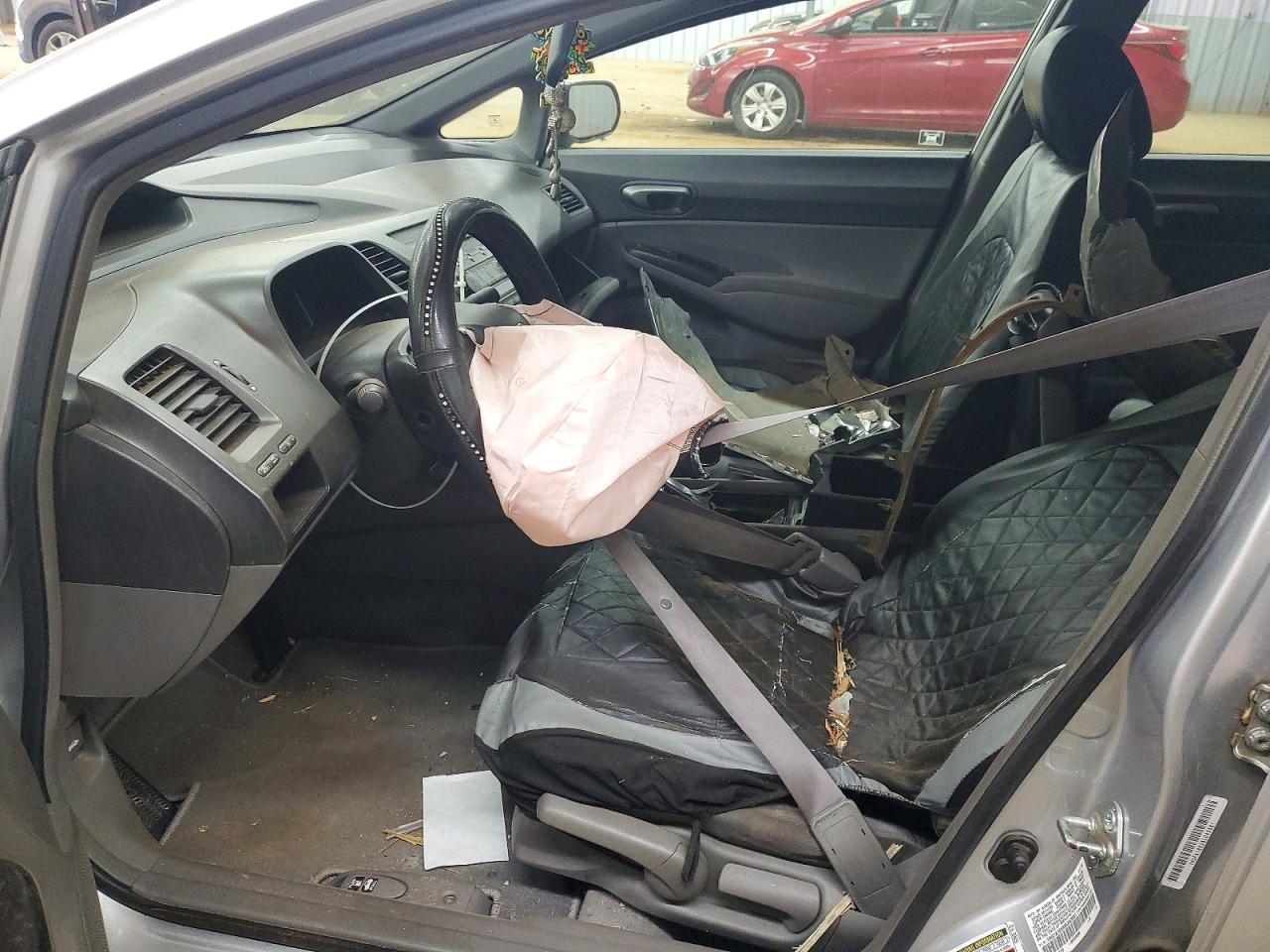 2006 Honda Civic Lx Silver vin: 1HGFA165X6L043561
