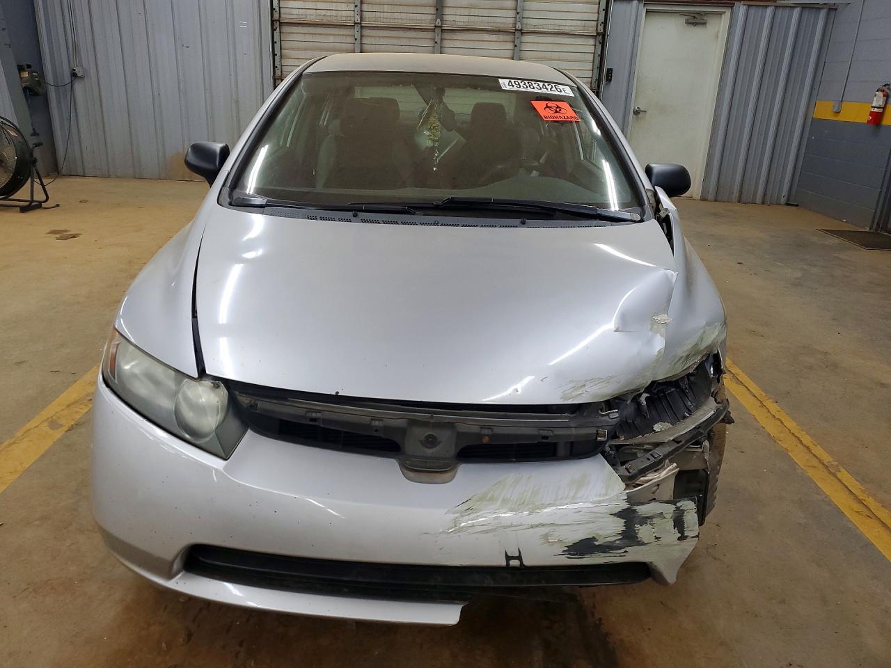 2006 Honda Civic Lx Silver vin: 1HGFA165X6L043561