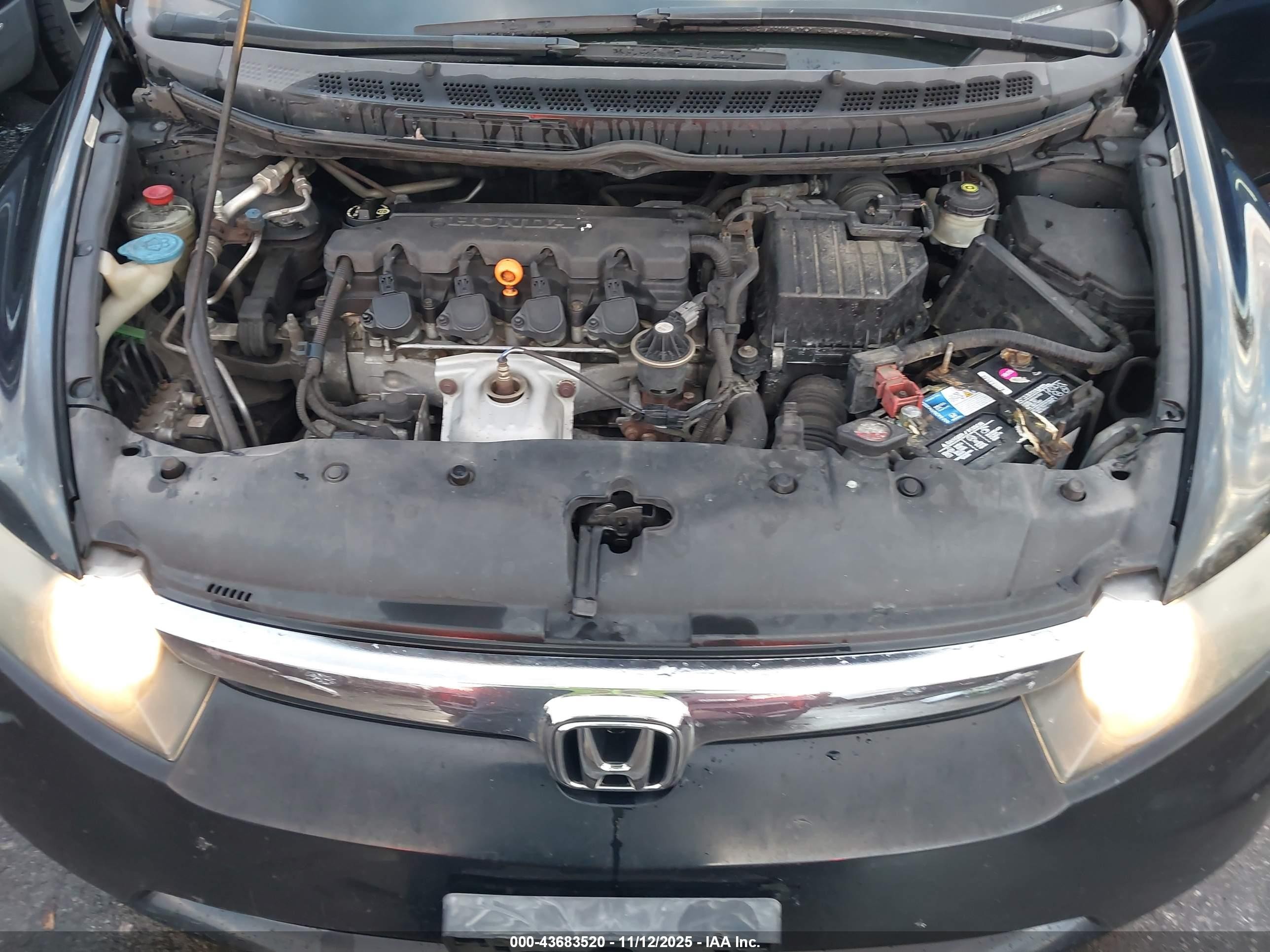 2006 Honda Civic Lx Black vin: 1HGFA165X6L062644