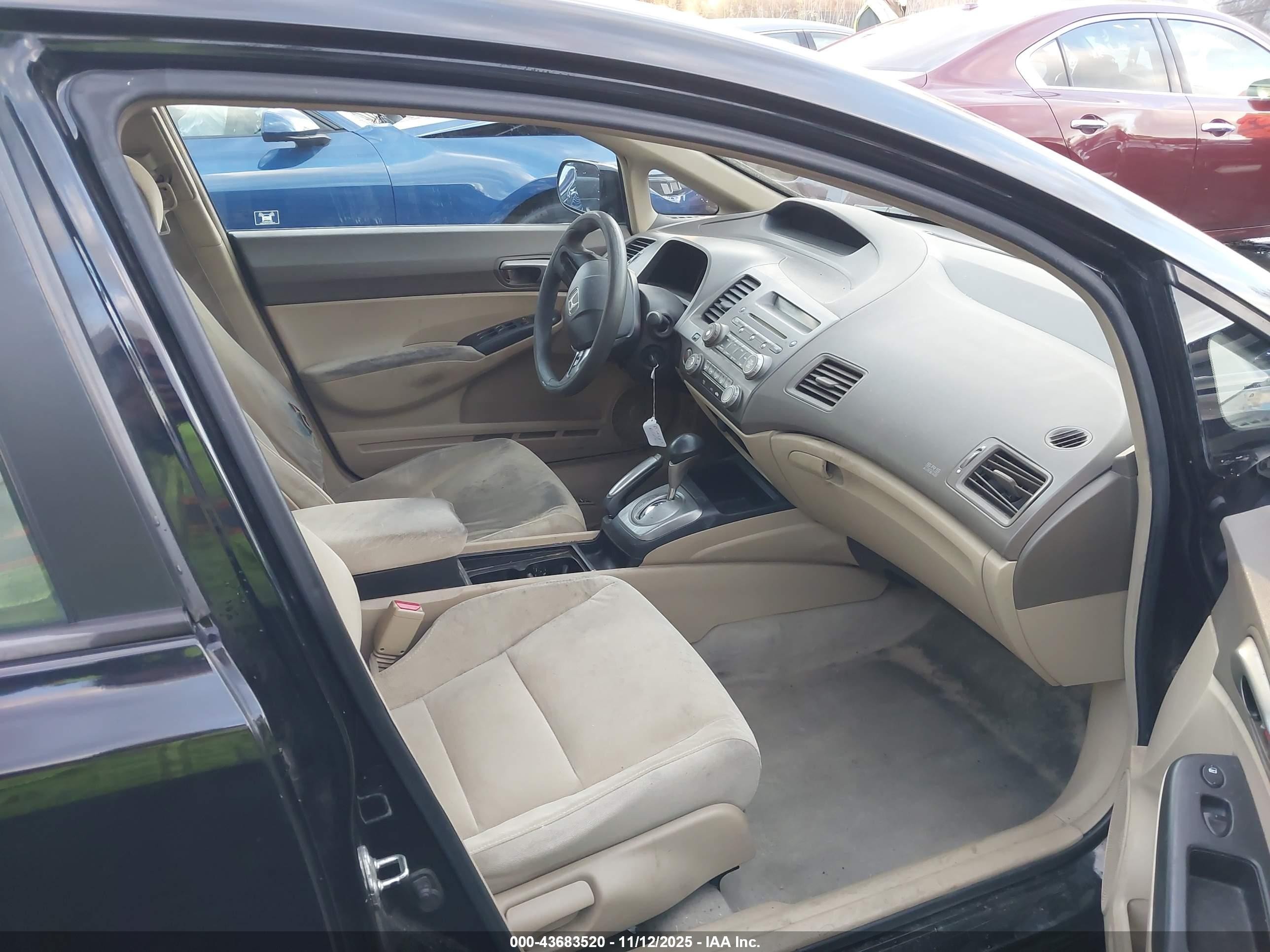 2006 Honda Civic Lx Black vin: 1HGFA165X6L062644