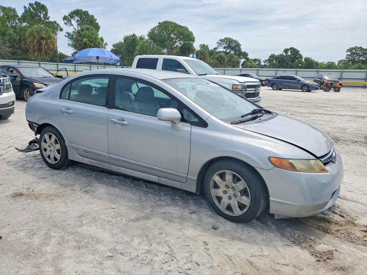 2006 Honda Civic Lx Серебряный vin: 1HGFA165X6L081551